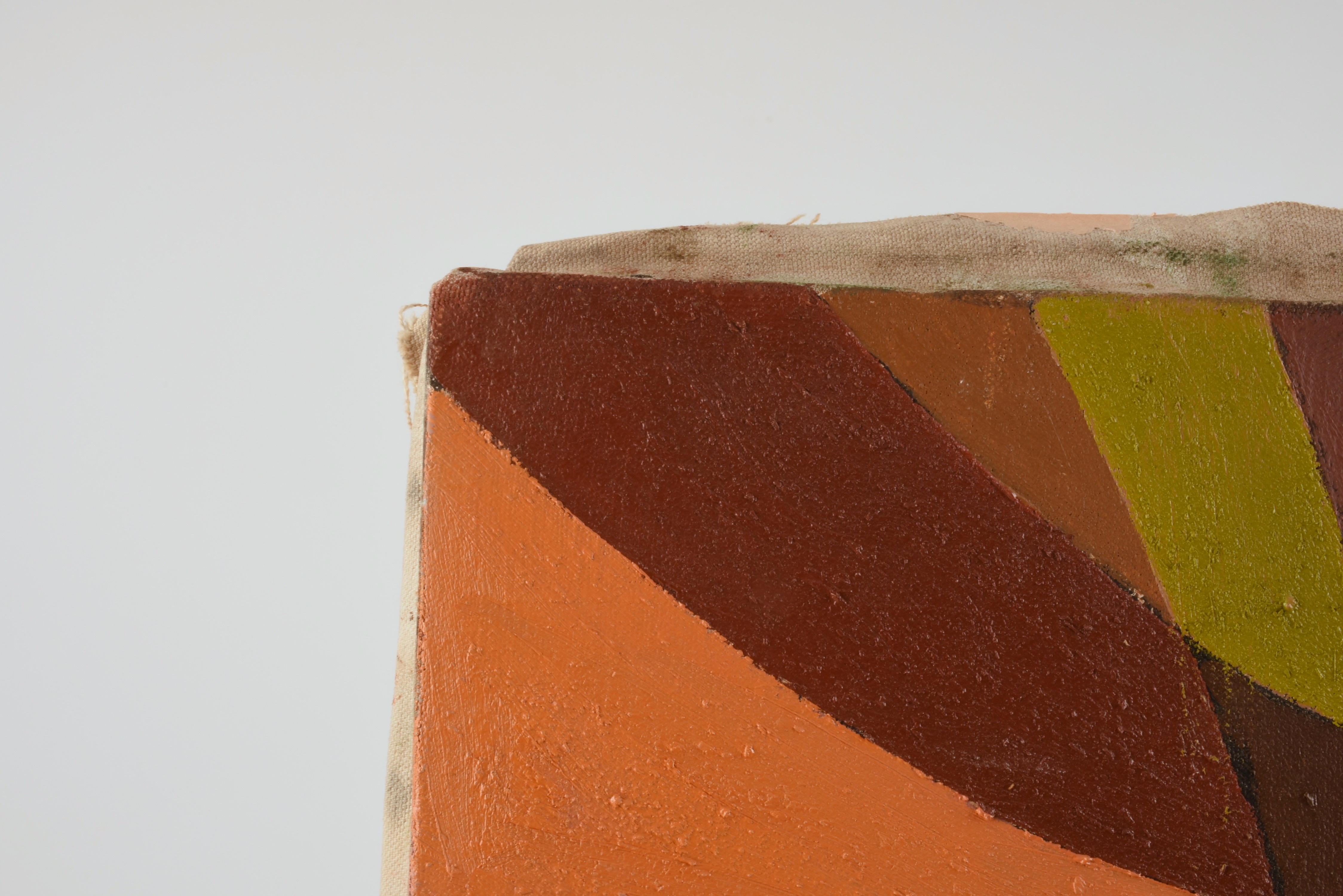 Original Abstract Painting "Technicolor" by E. Yaeger, Dated 1962