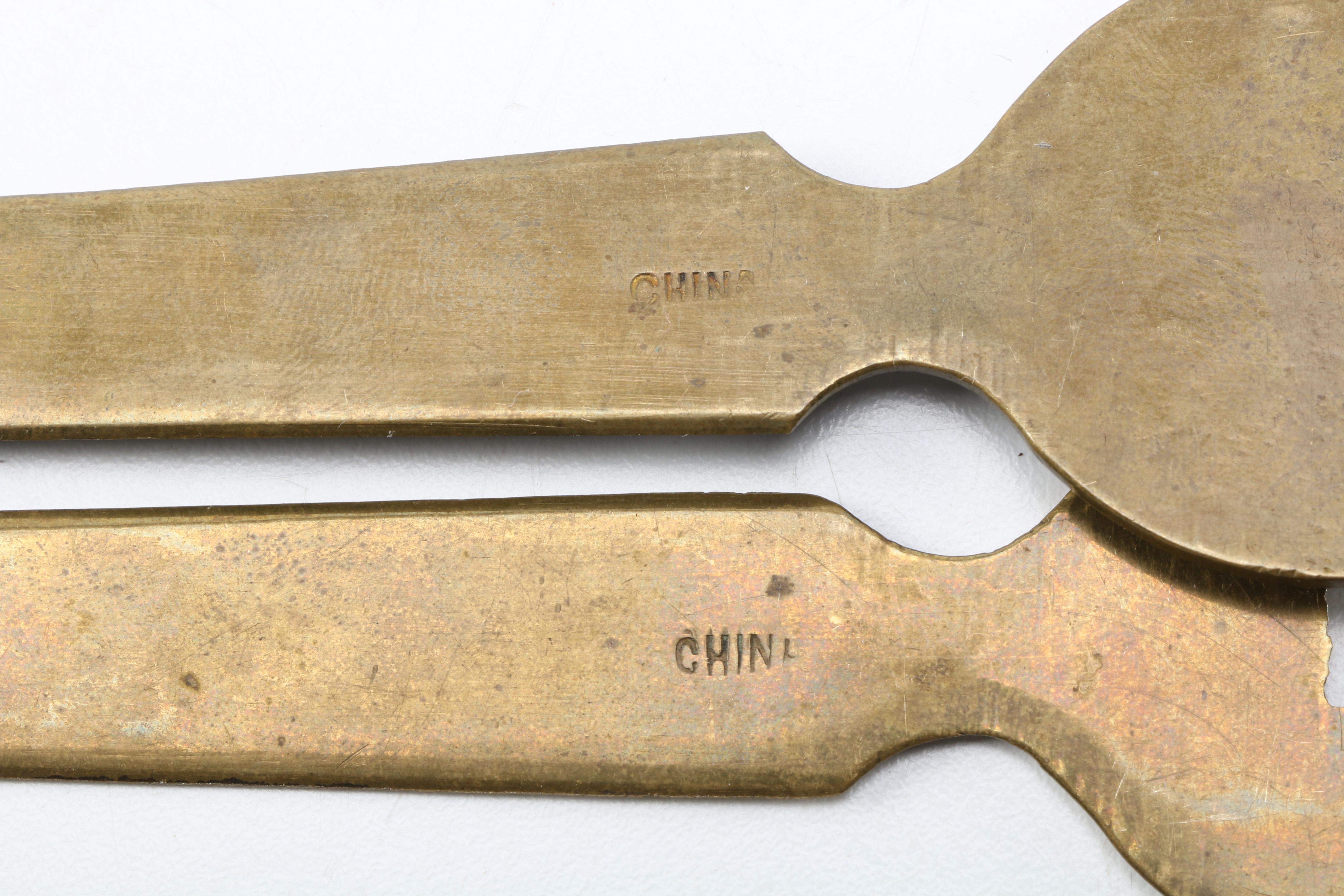 Collection of Antique Page Turners In Brass And Copper