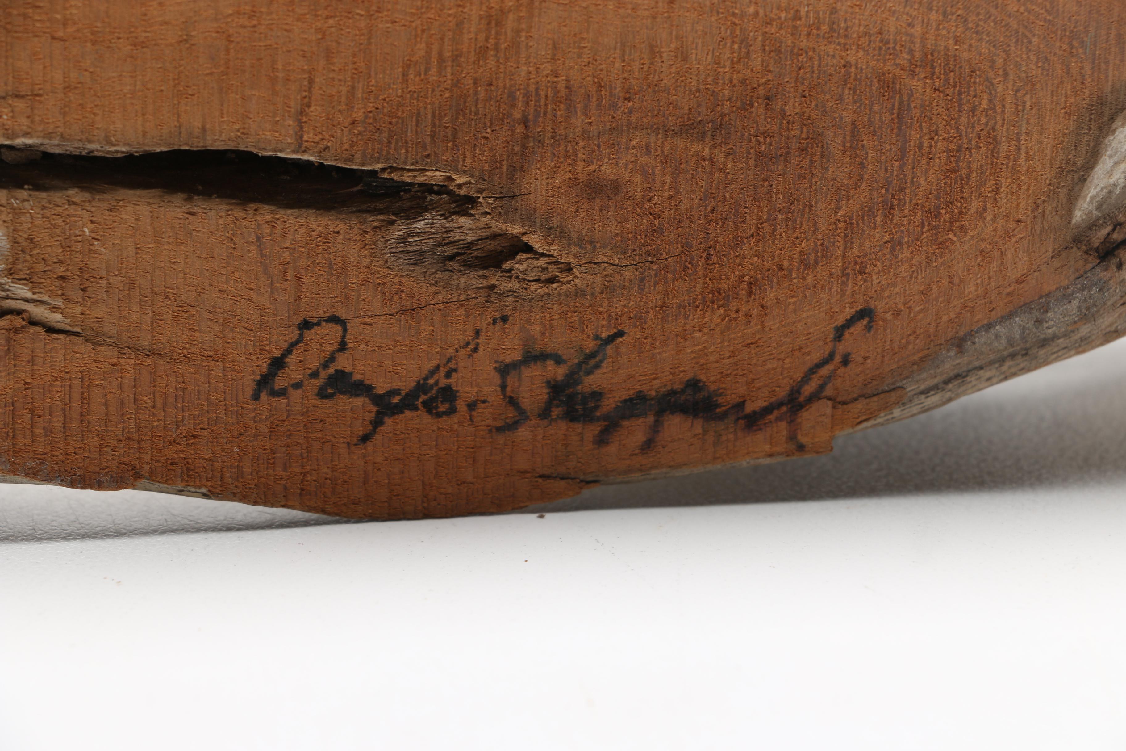 Douglas Sheppard Wood Carving of Blue Jay