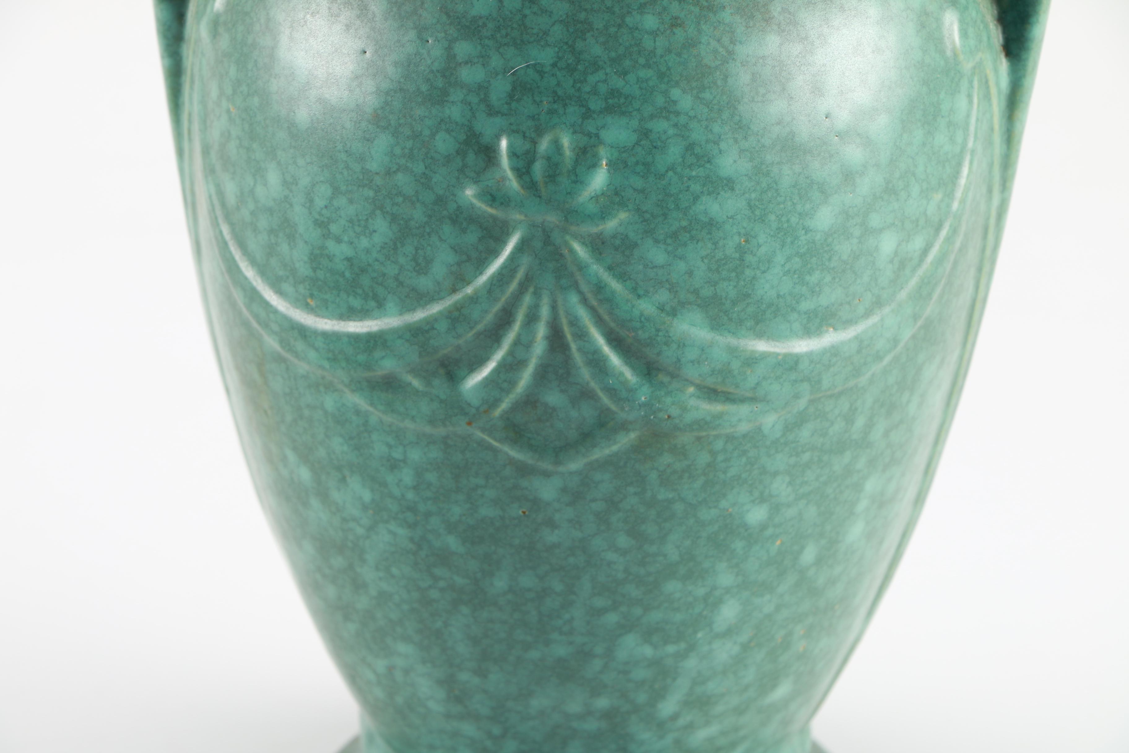 Green and Blue Ceramic Vases