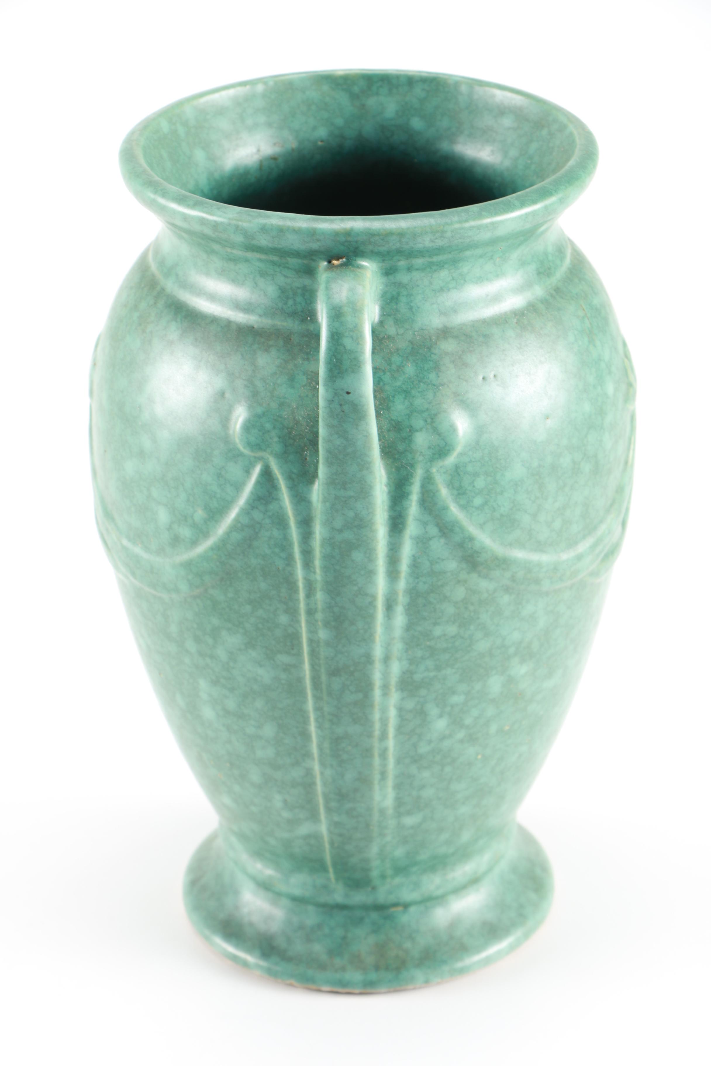 Green and Blue Ceramic Vases