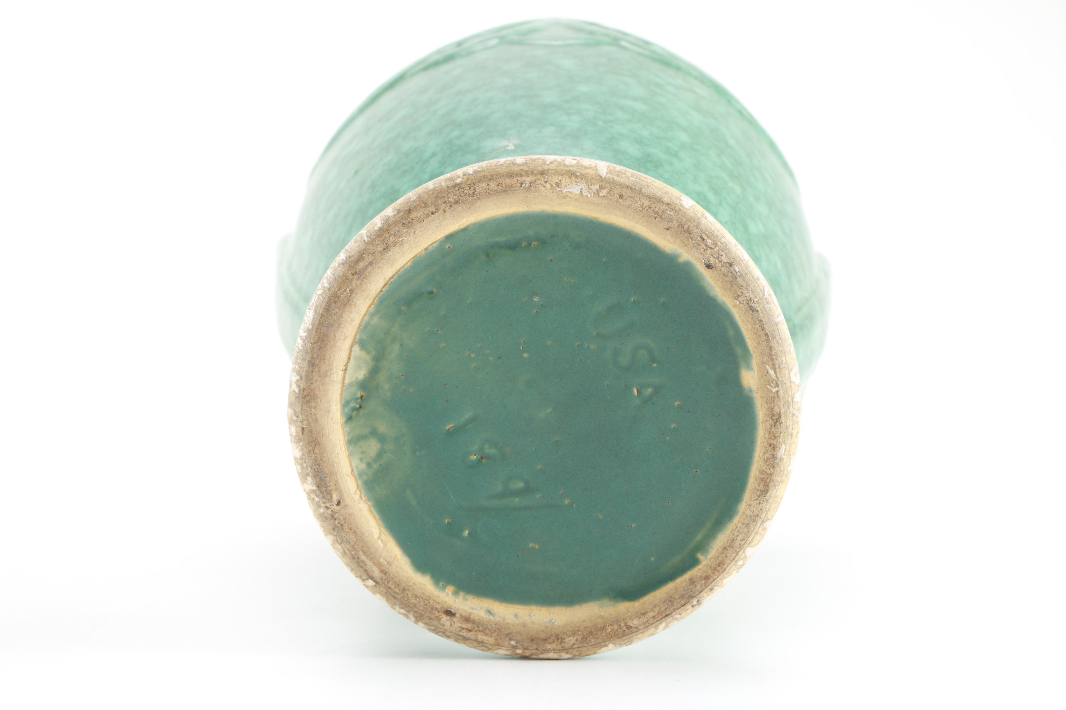 Green and Blue Ceramic Vases