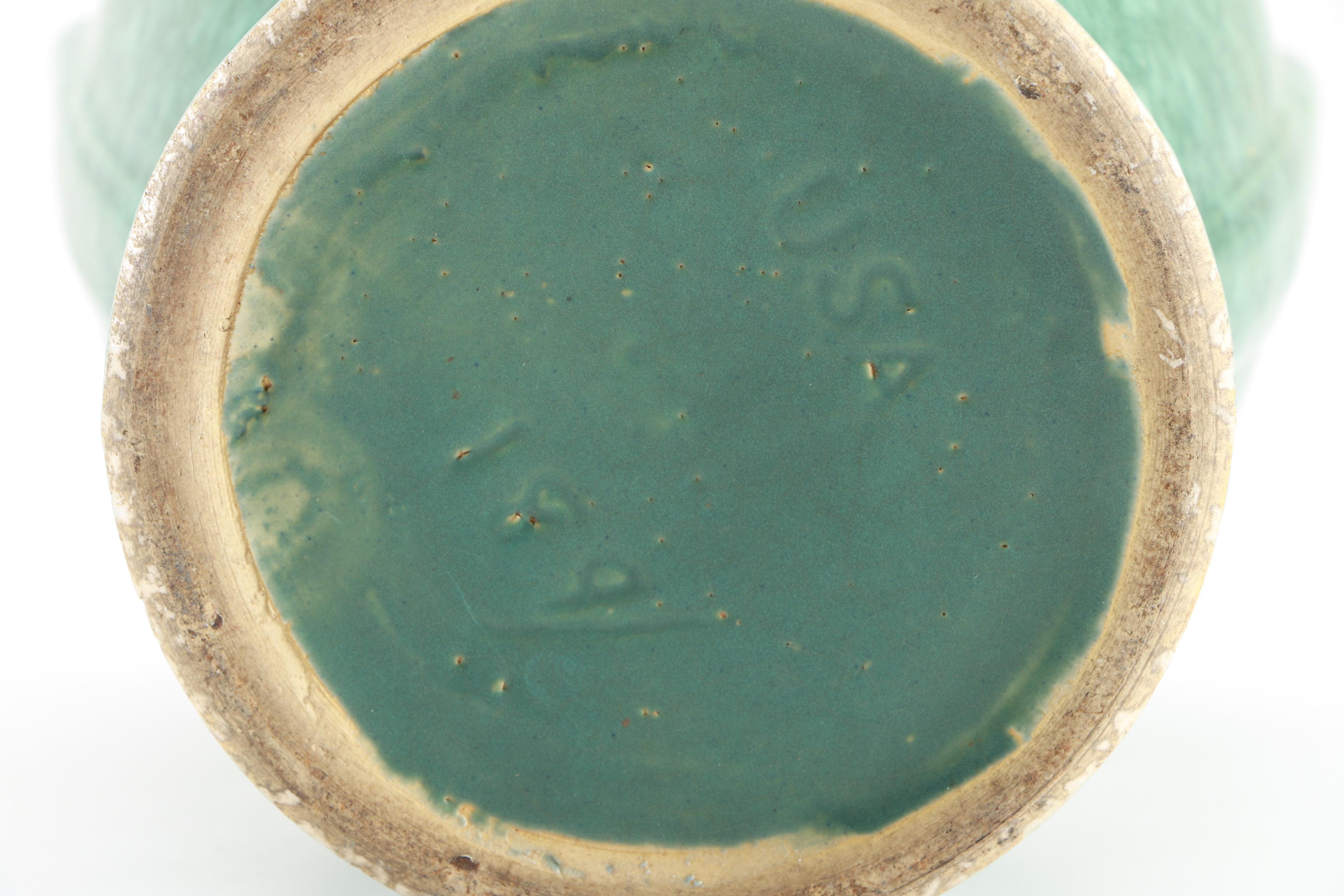 Green and Blue Ceramic Vases