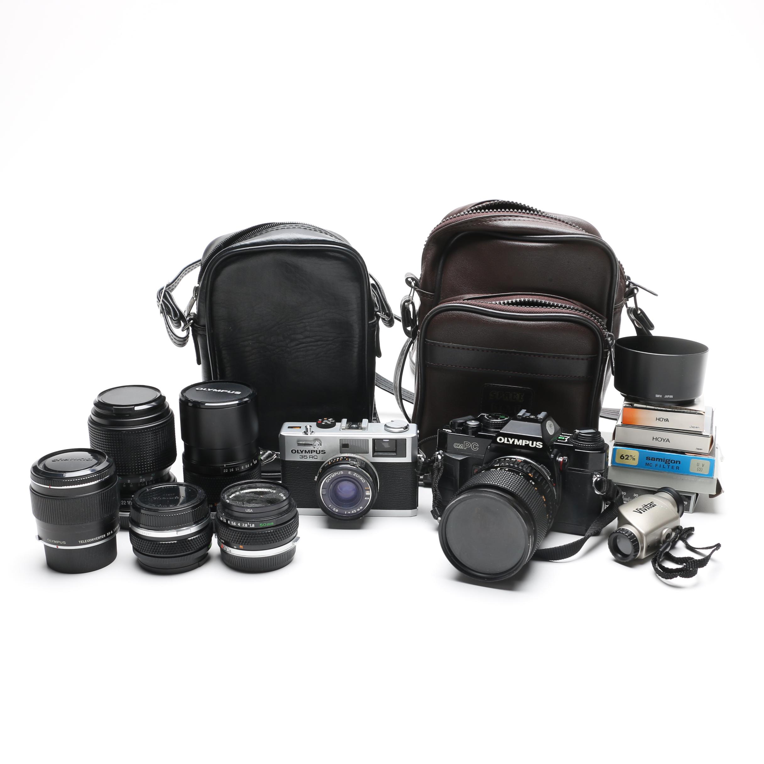 Olympus and Vivitar Cameras, Accessories