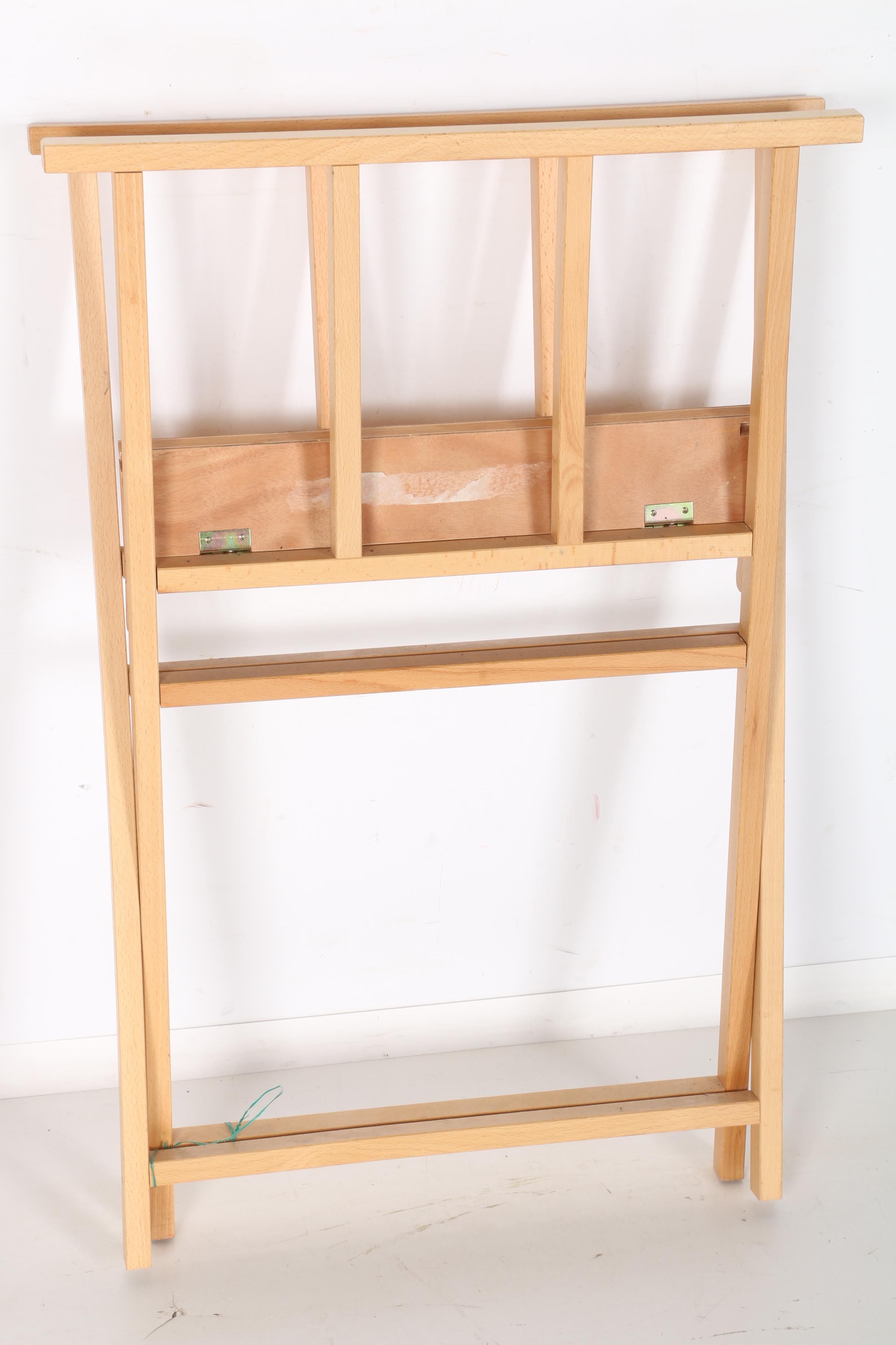Contemporary Wood Folding Rack
