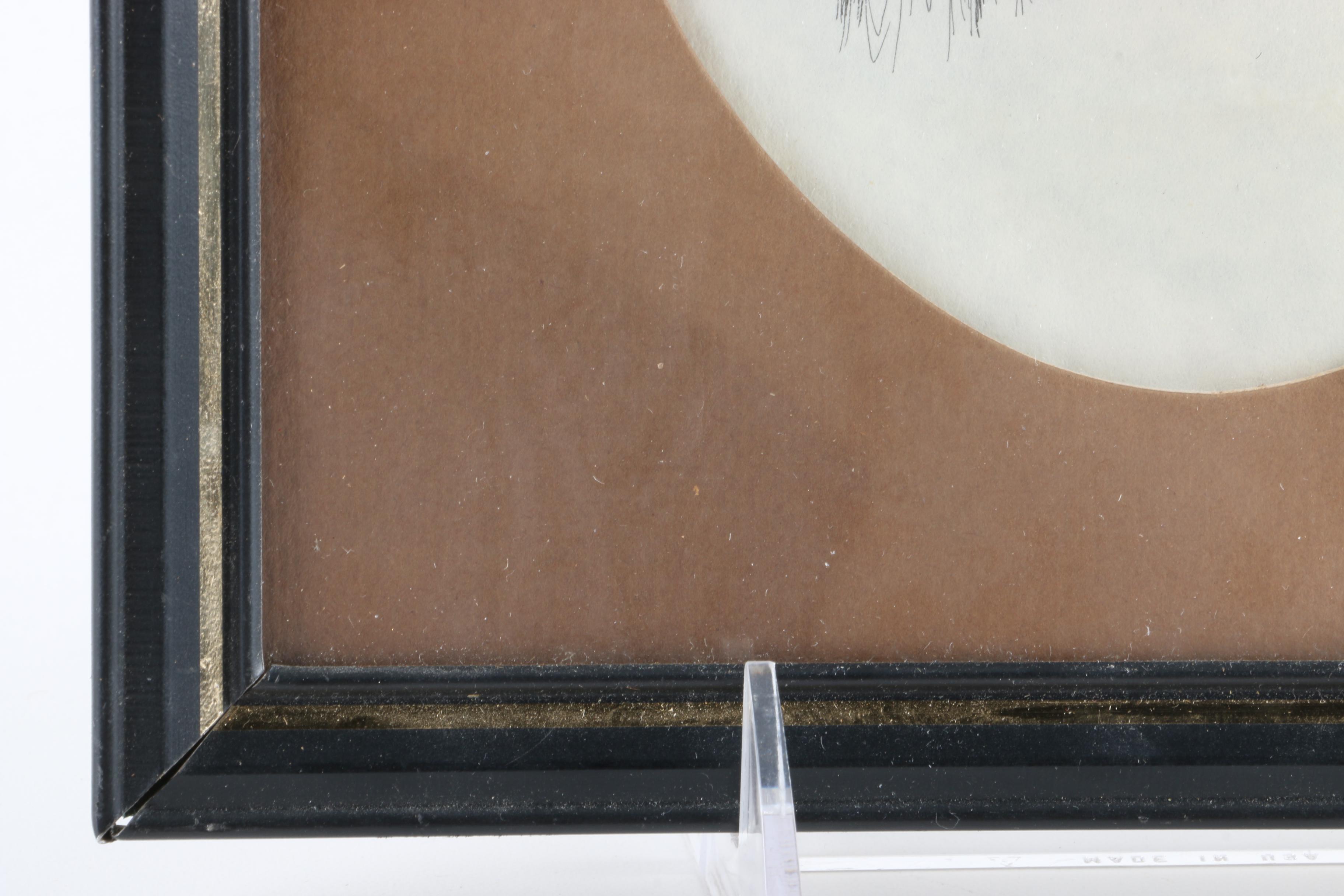 Glenda J. Parker 1970s Lithograph of Seagull