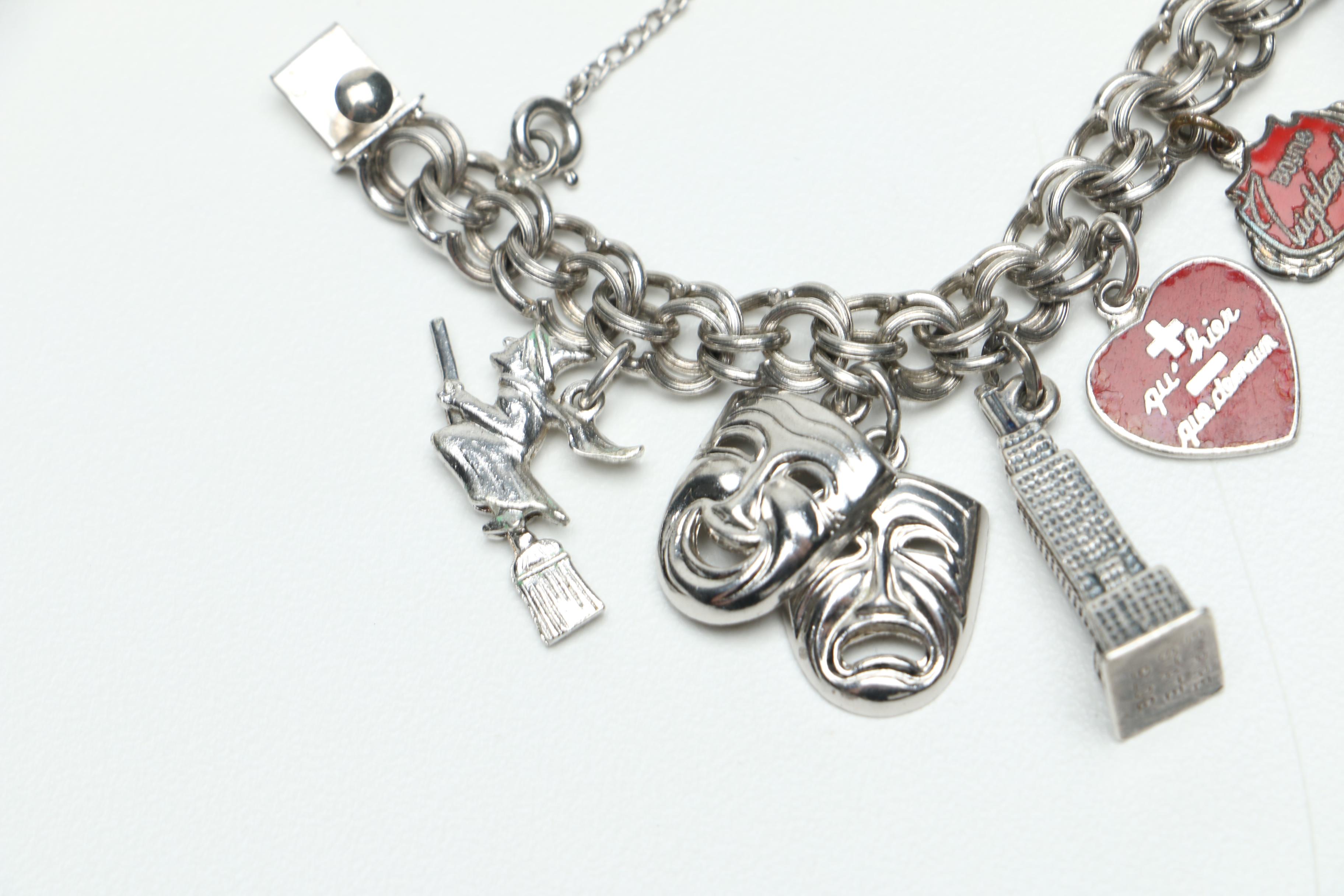 Sterling Silver Charm Bracelet