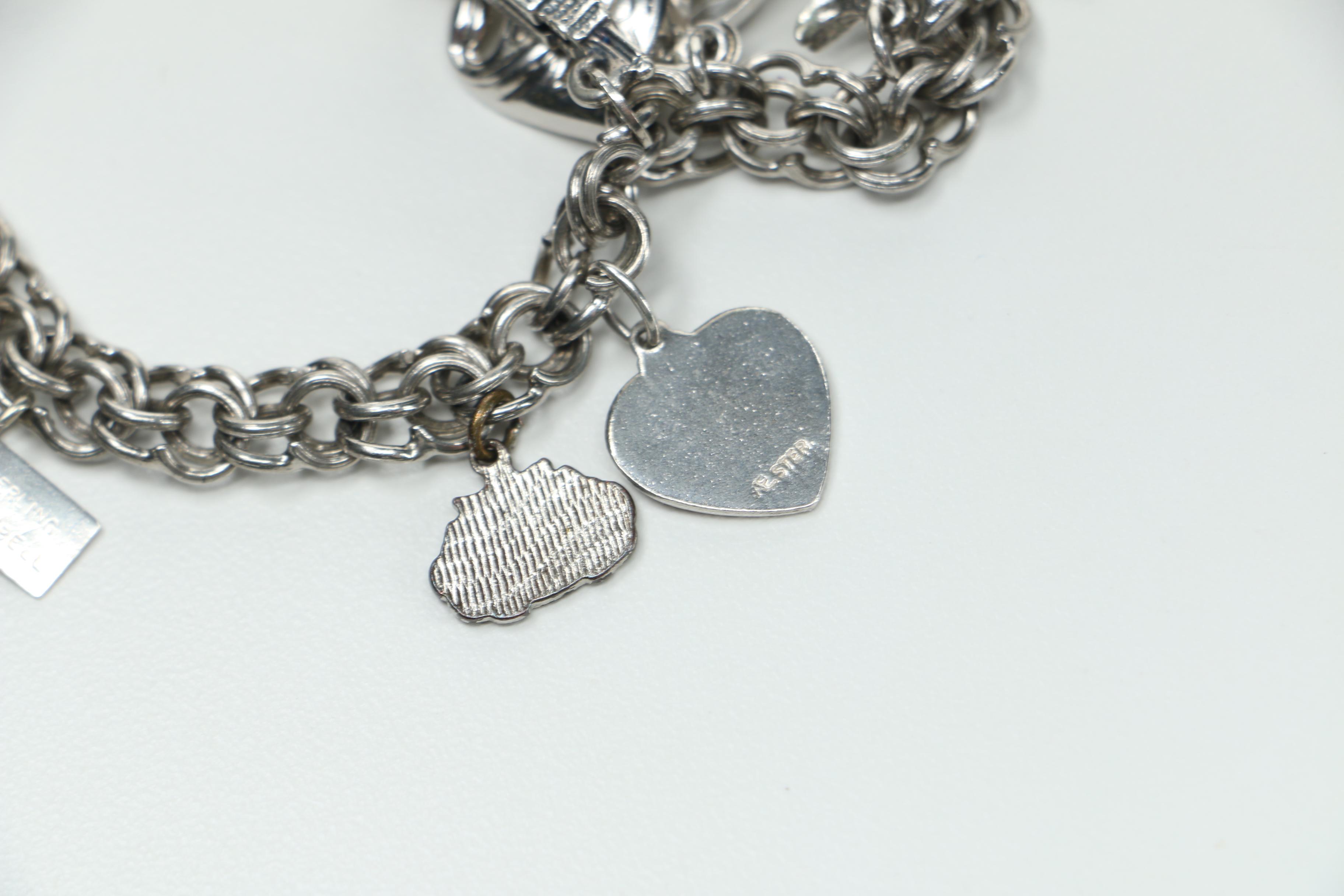 Sterling Silver Charm Bracelet