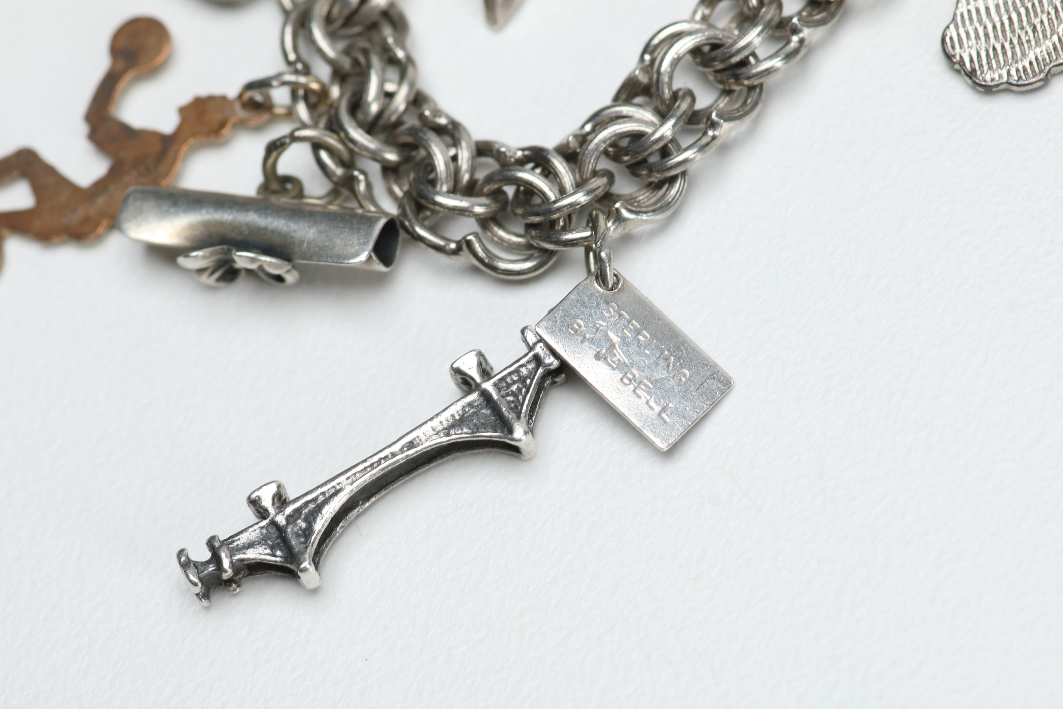 Sterling Silver Charm Bracelet
