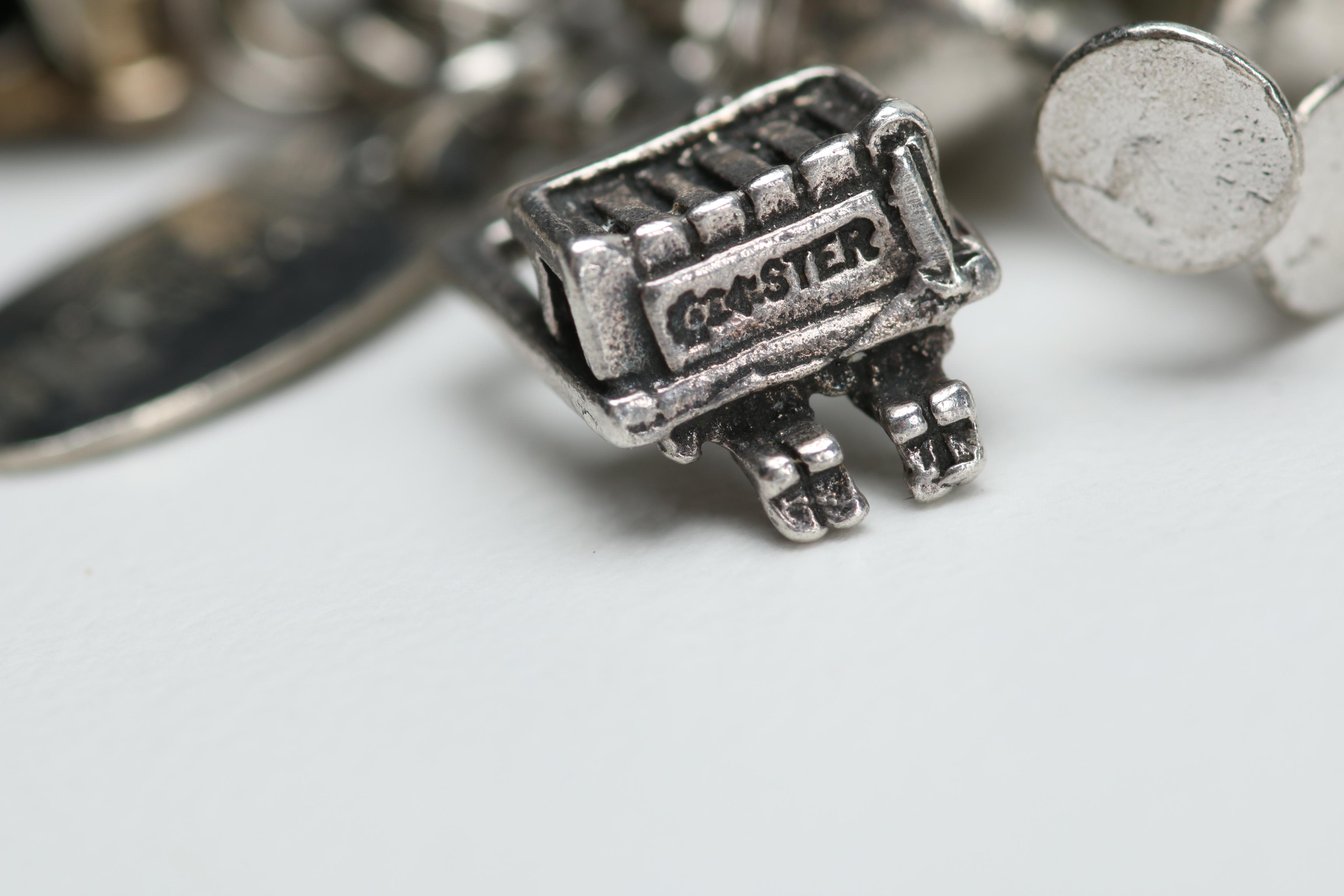 Sterling Silver Charm Bracelet