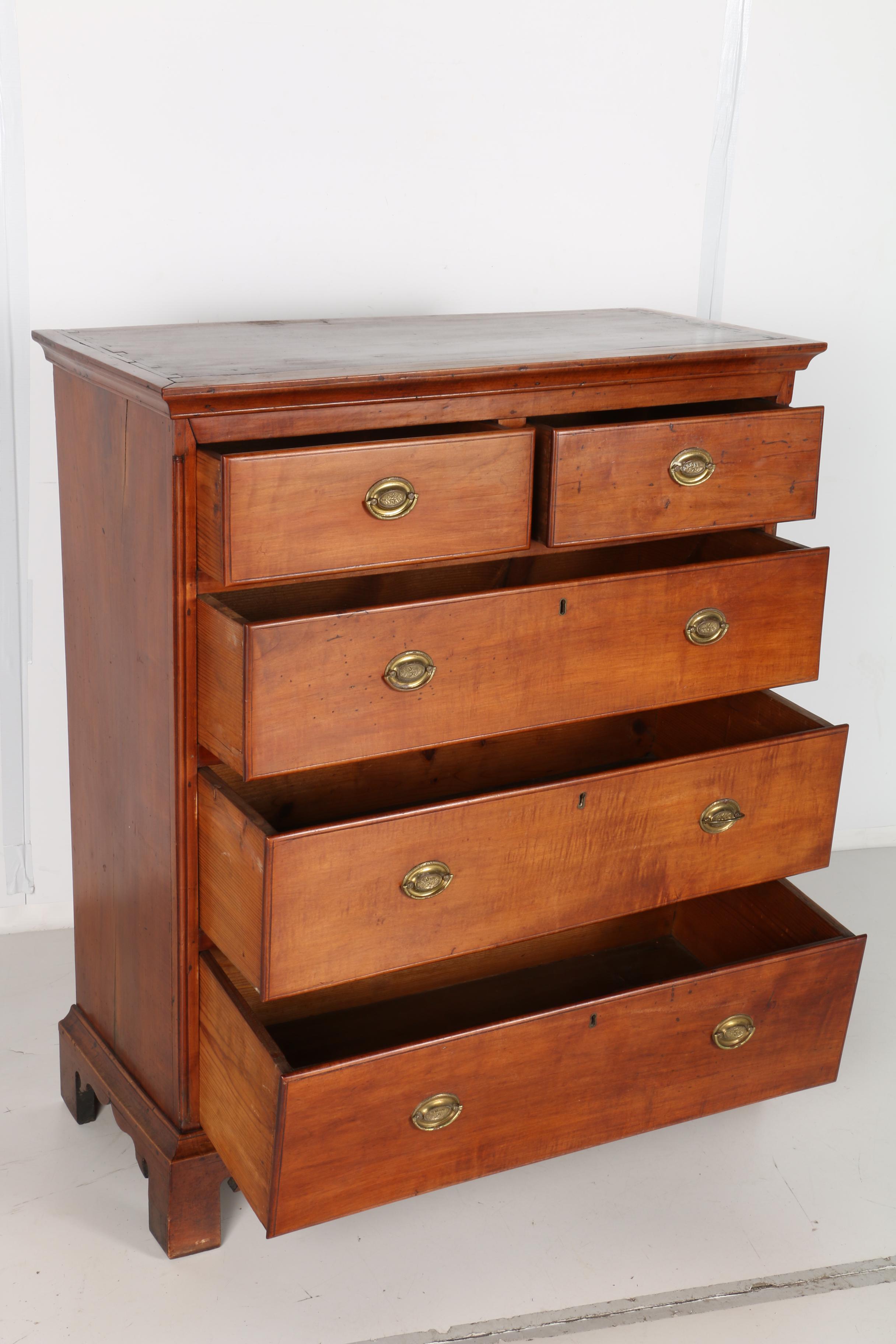 Antique Federal Style Cherry Chest of Drawers