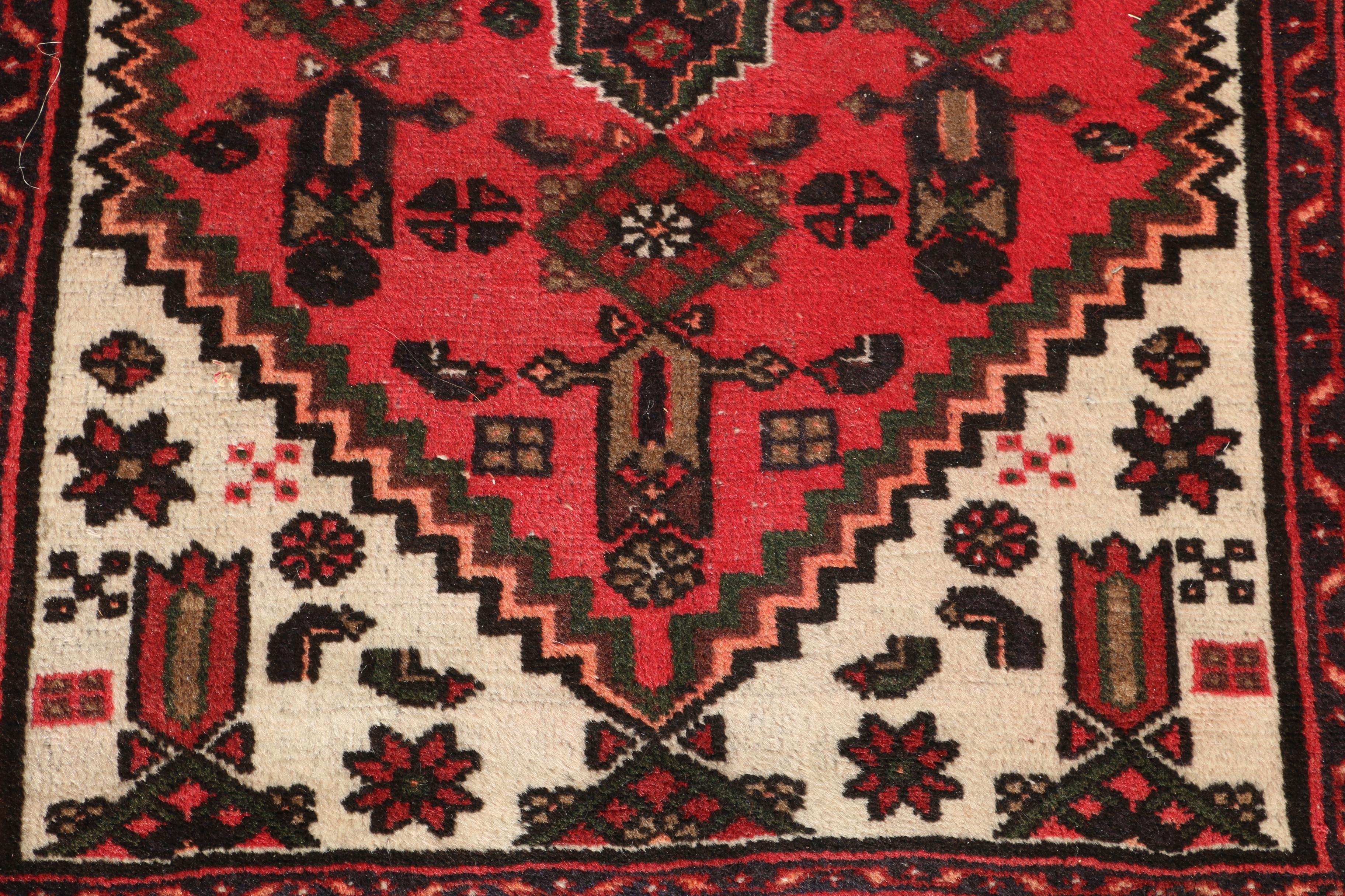 Hand-Knotted Hamadan Area Rug