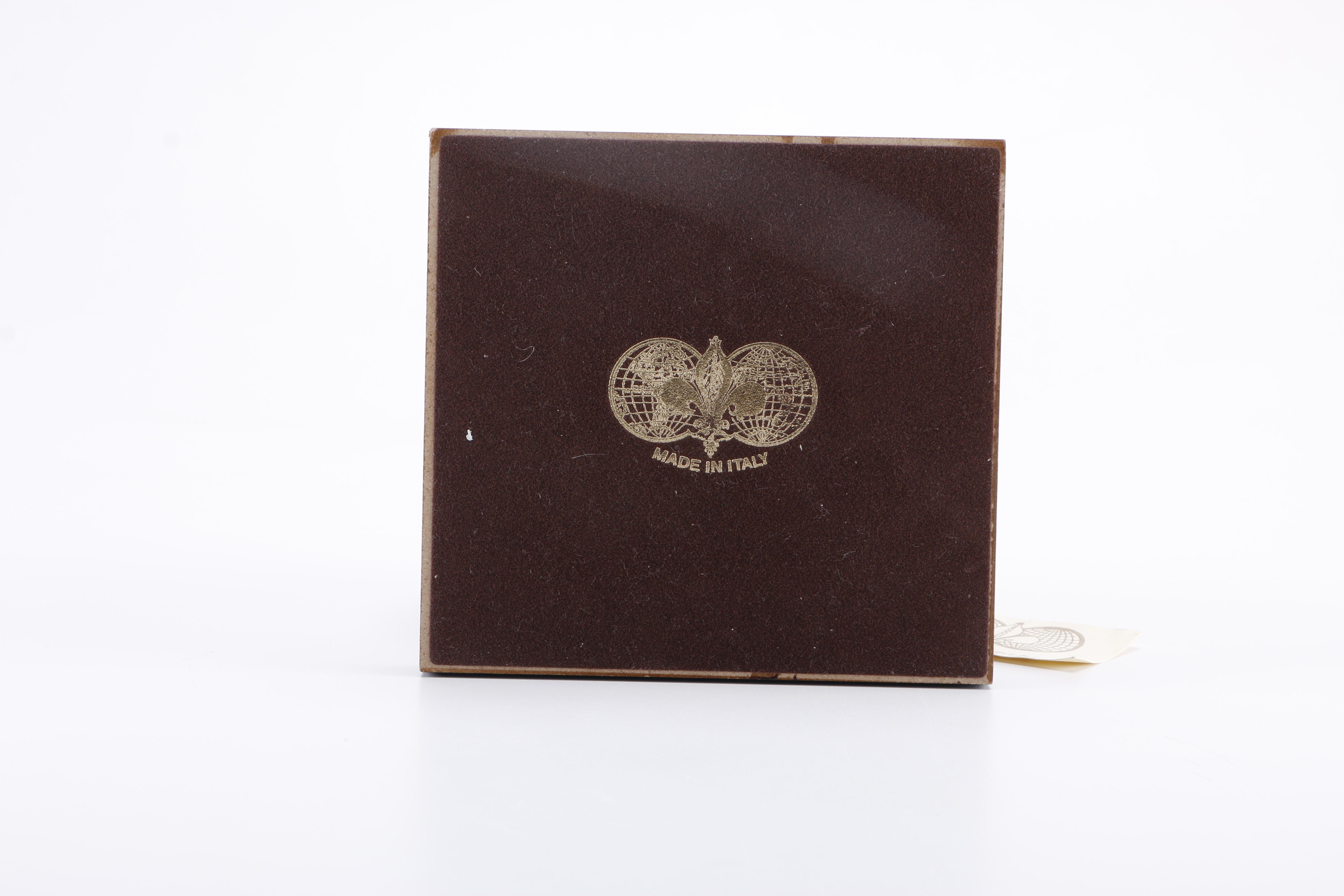 Zoffoli Italian Old World Globe and Pen Desk Set