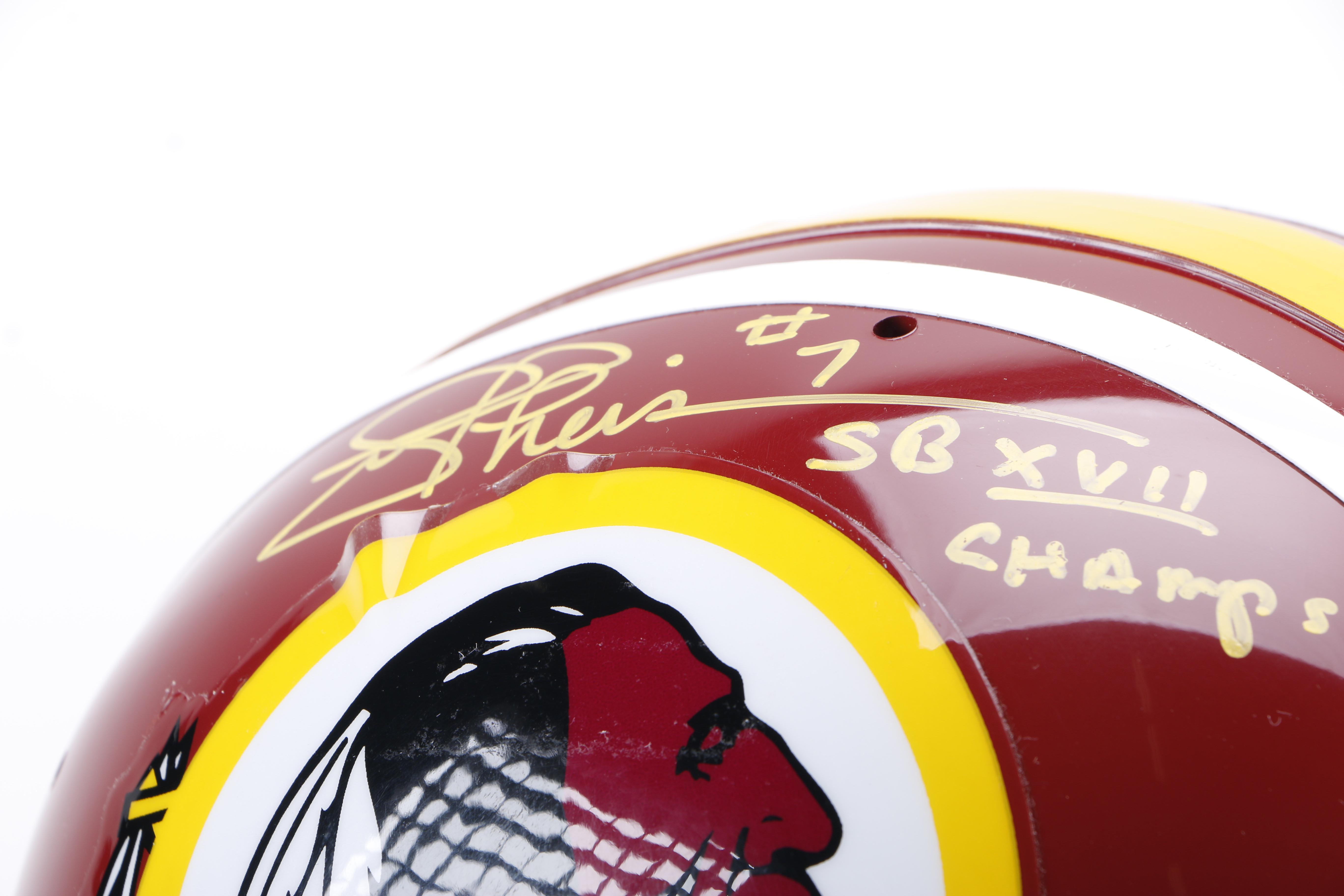 Joe Theismann Signed Washington Redskins Helmet