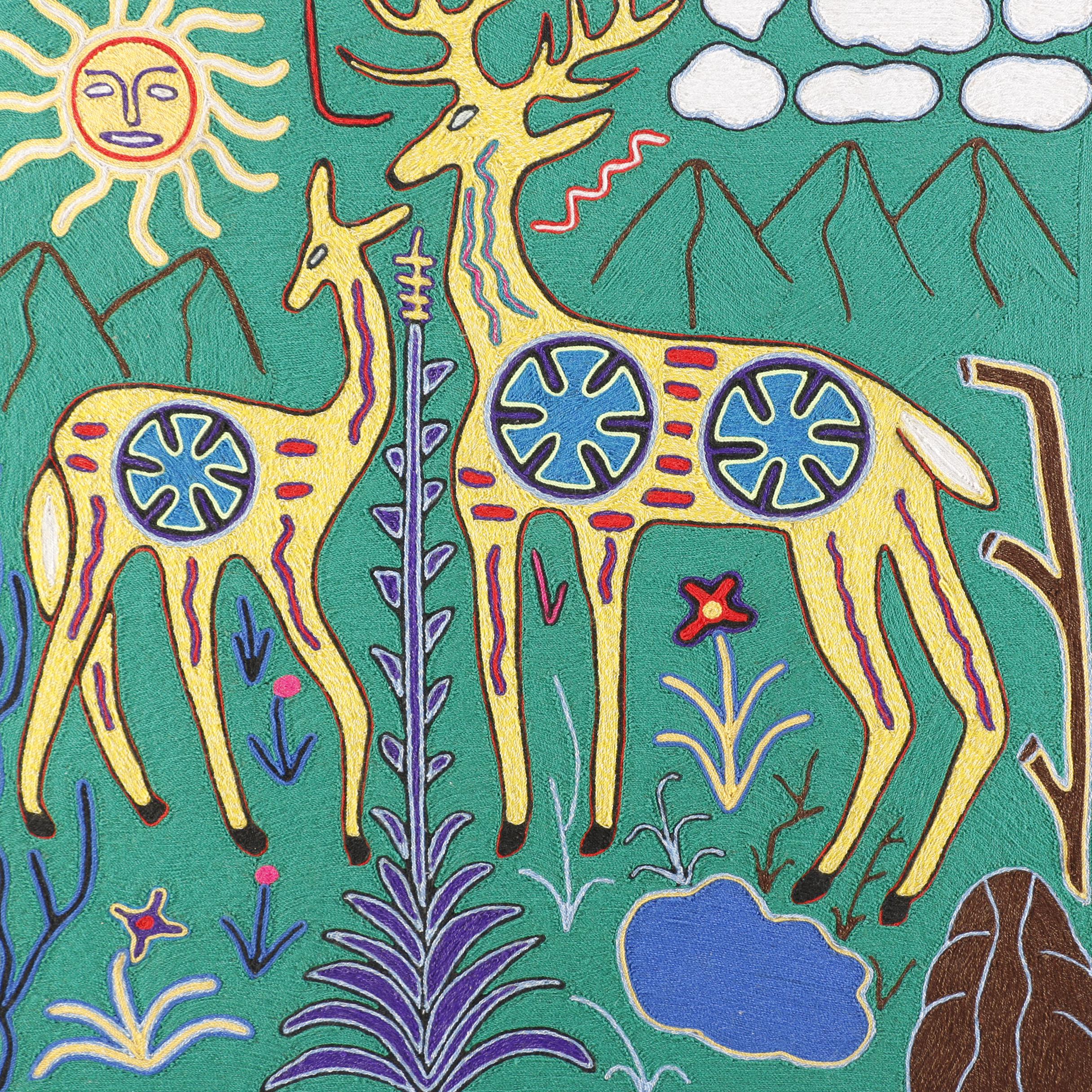 Marisol Carrillo Hernandez Yarn Art of Deer