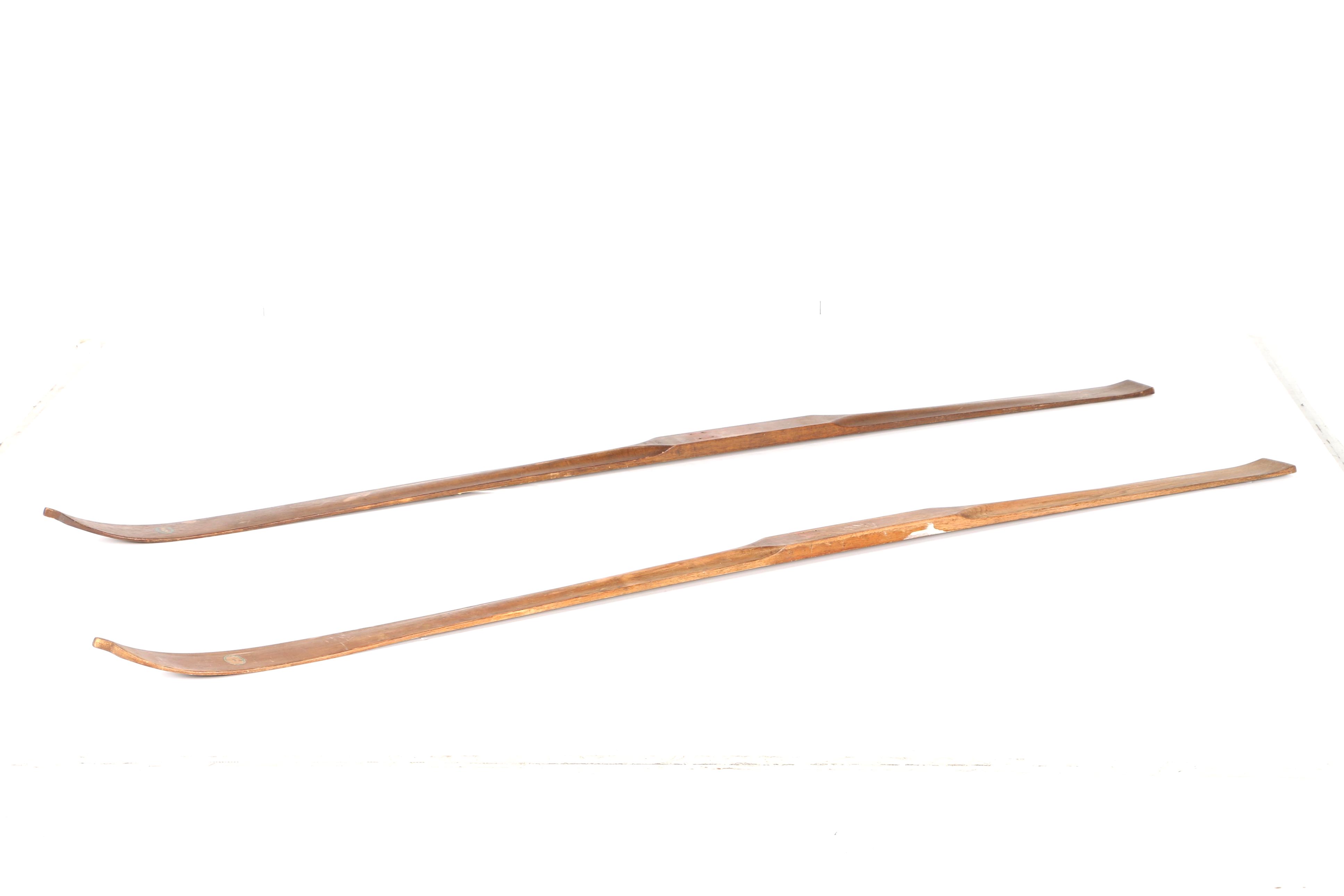 Northland Hickory Slalom Skis