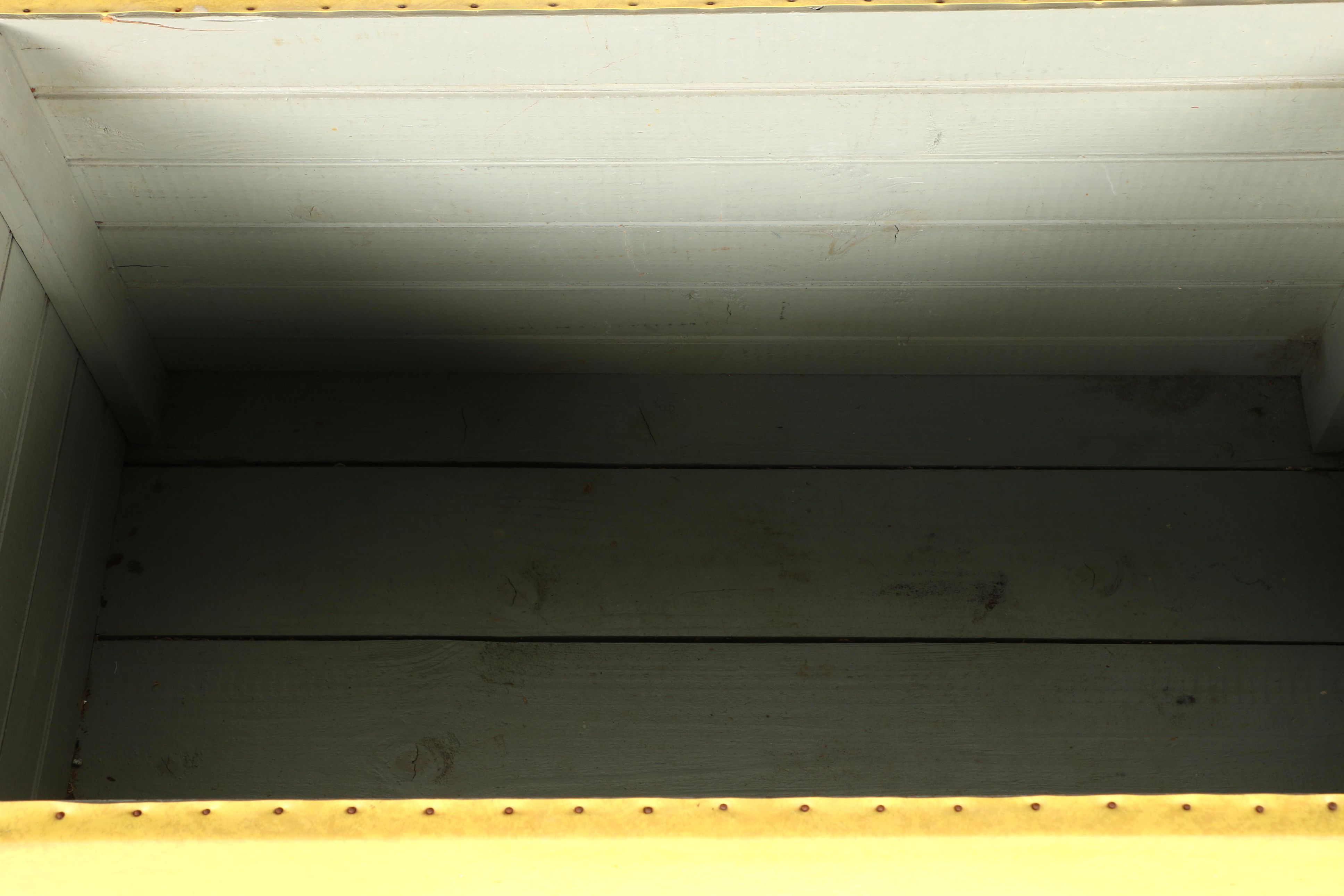 Vintage Vinyl Upholstered Trunk