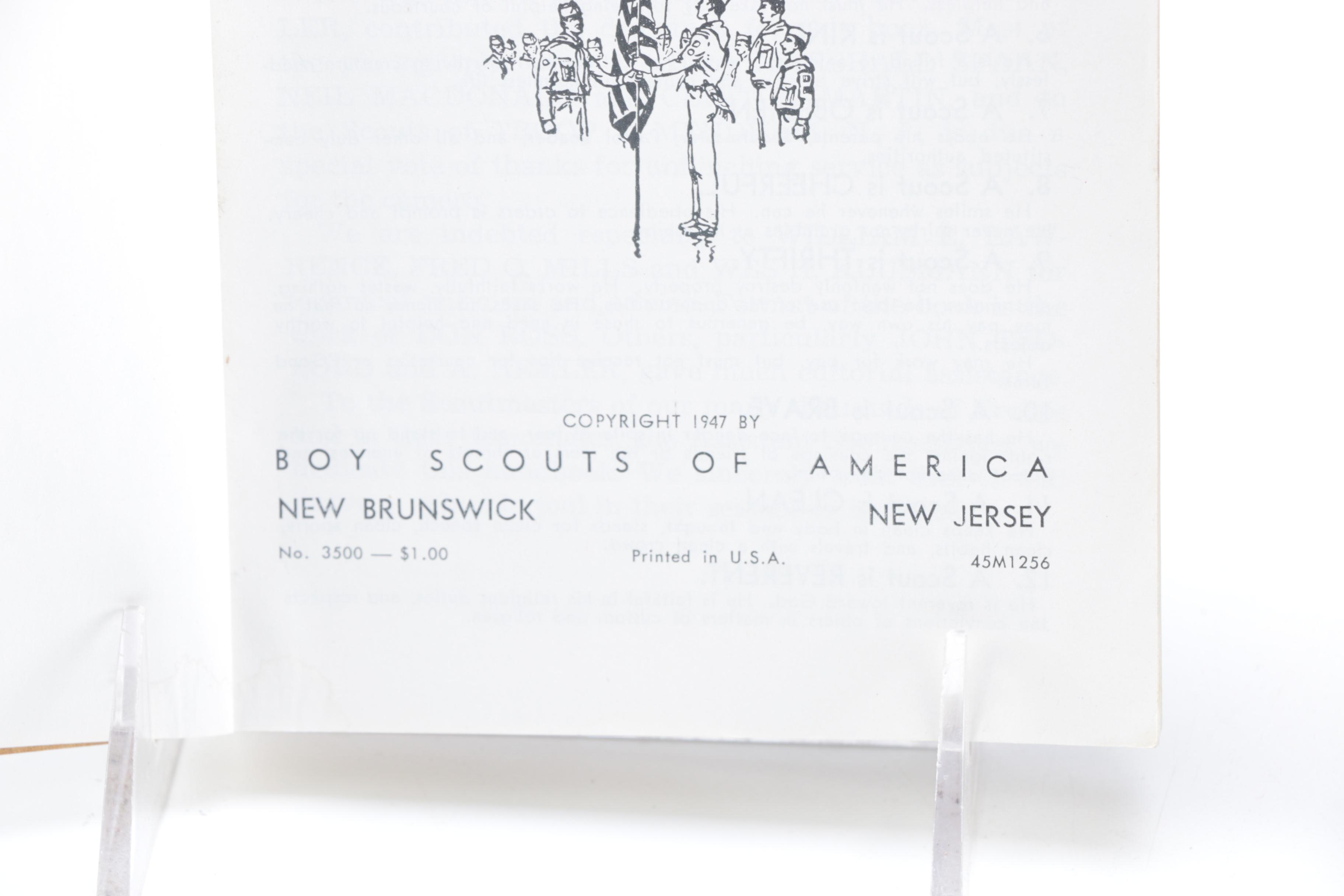 Vintage Boy Scout Books