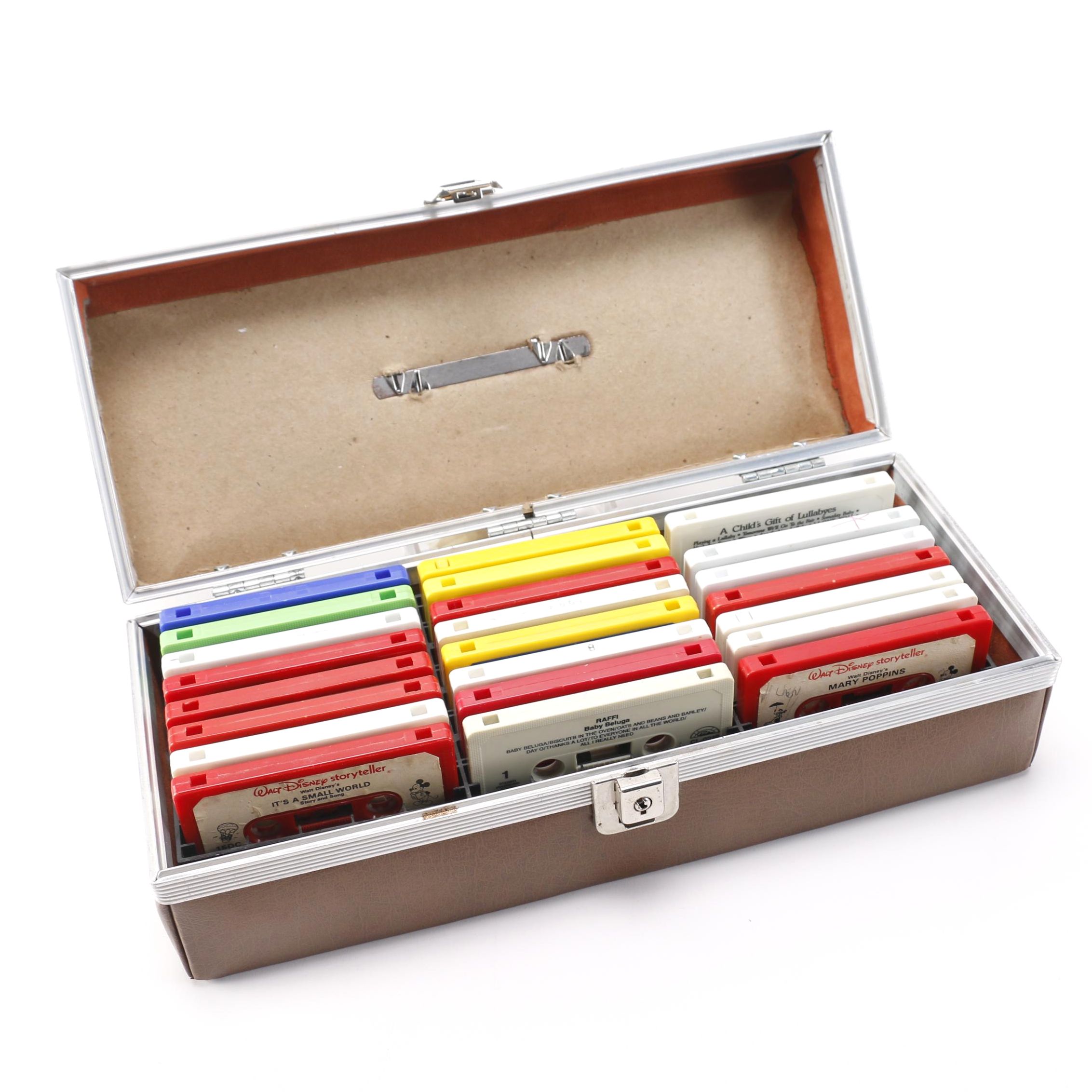 Disney, Playskool, Other Children's Cassettes and Vintage Case