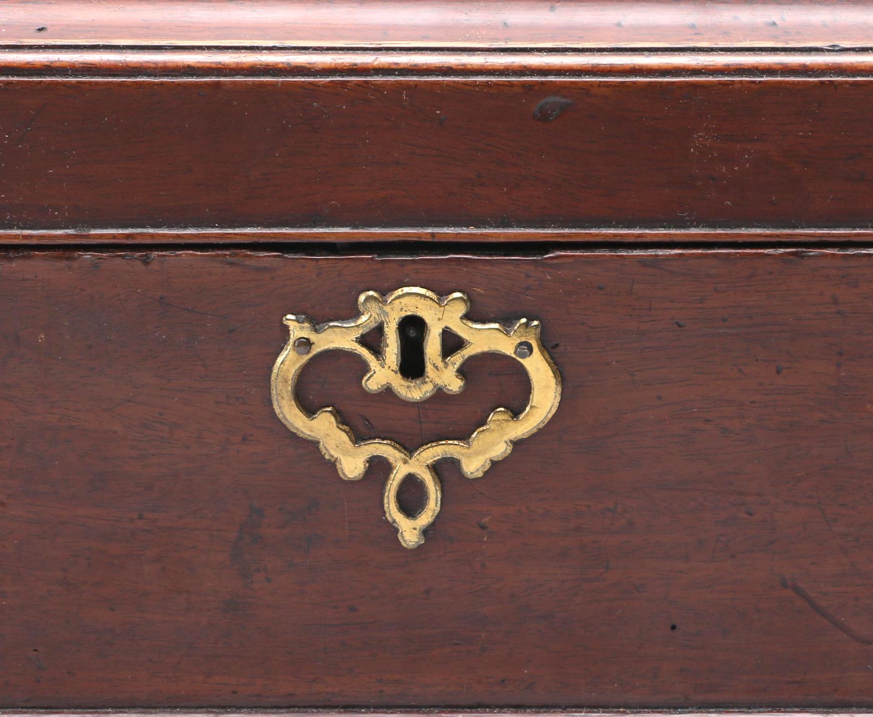 Antique Mahogany Tea Caddy