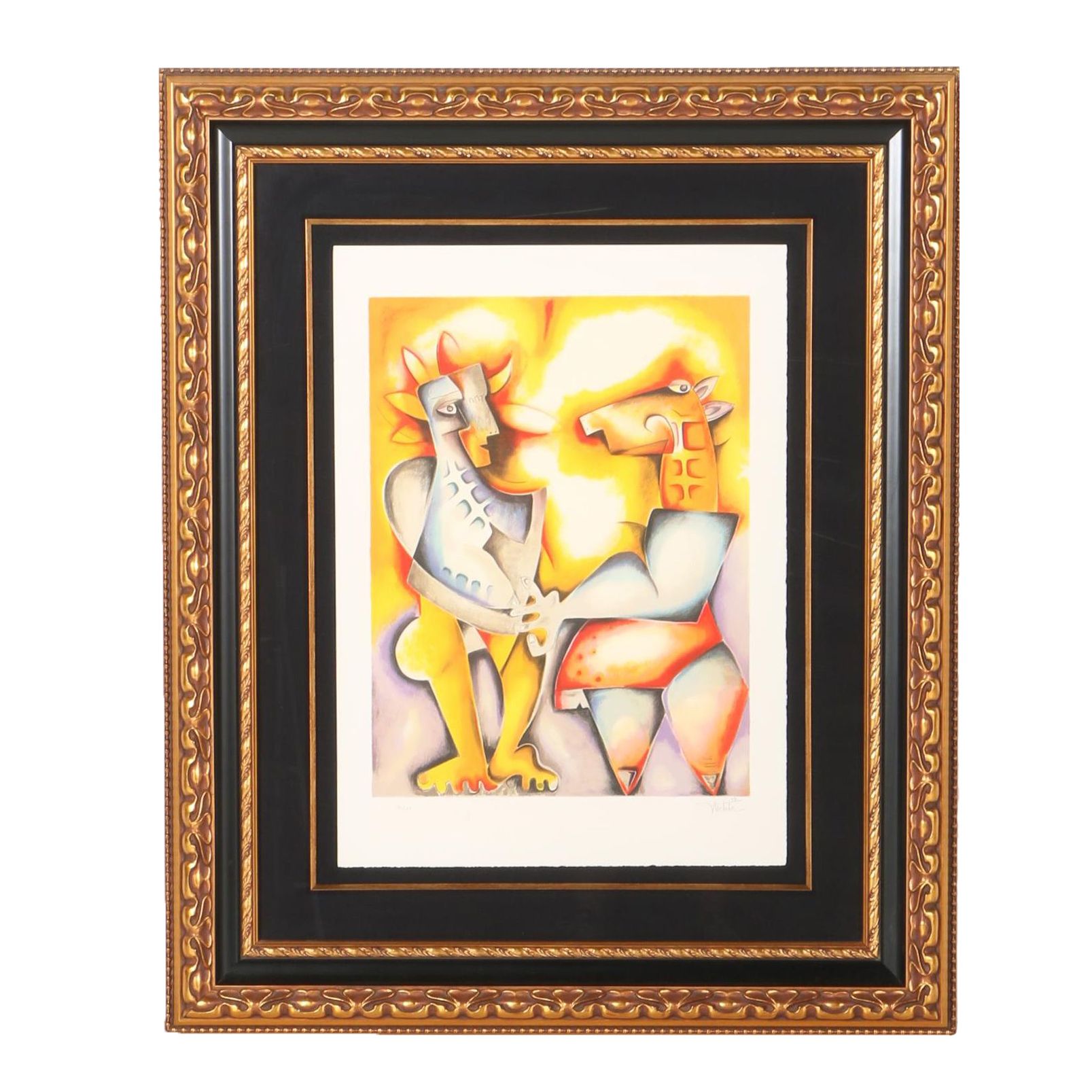 Alexandra Nechita Limited Edition Lithograph "Confronting Your Fantasies"