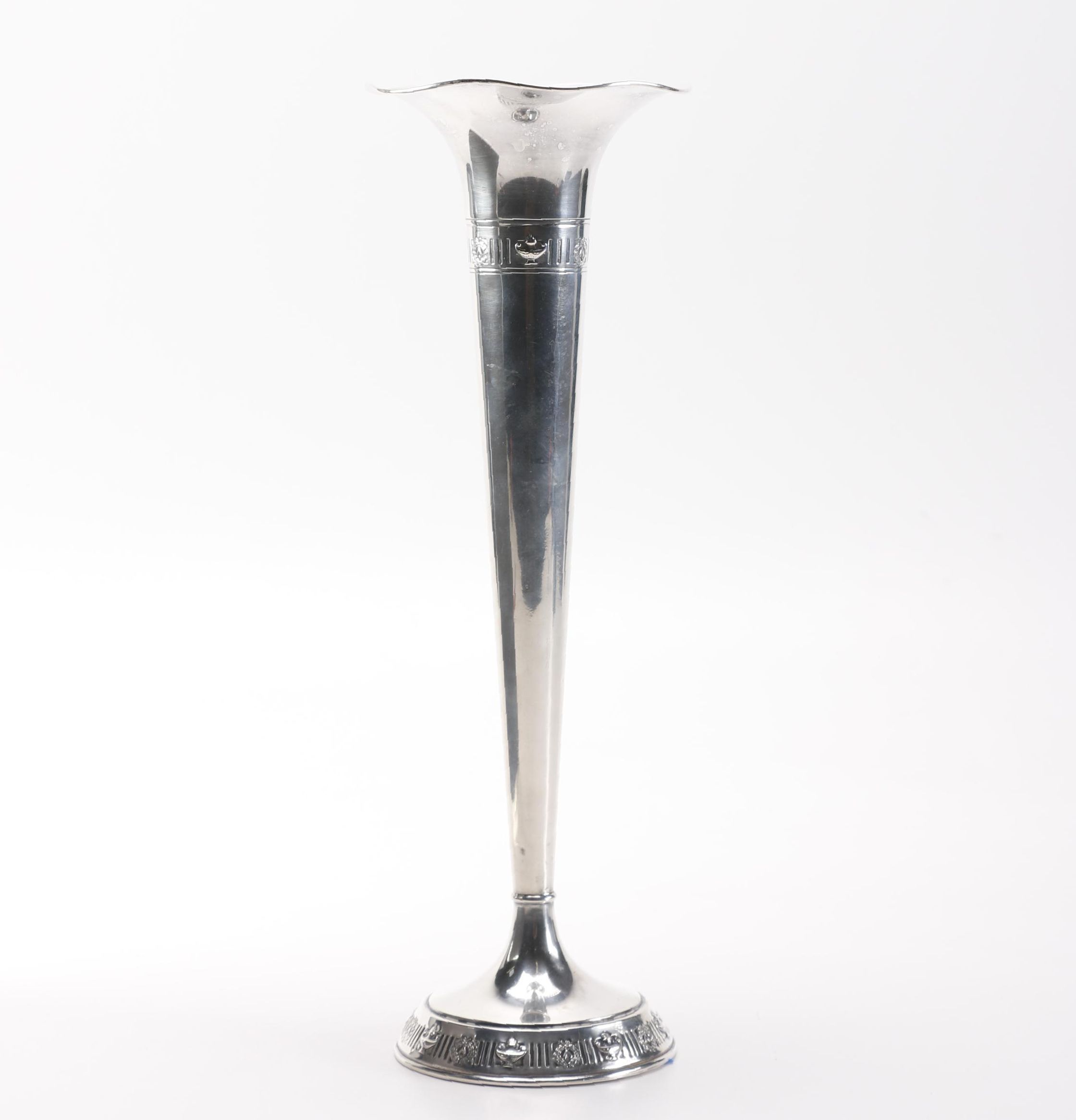 Matthews Company Weighted Sterling Vase