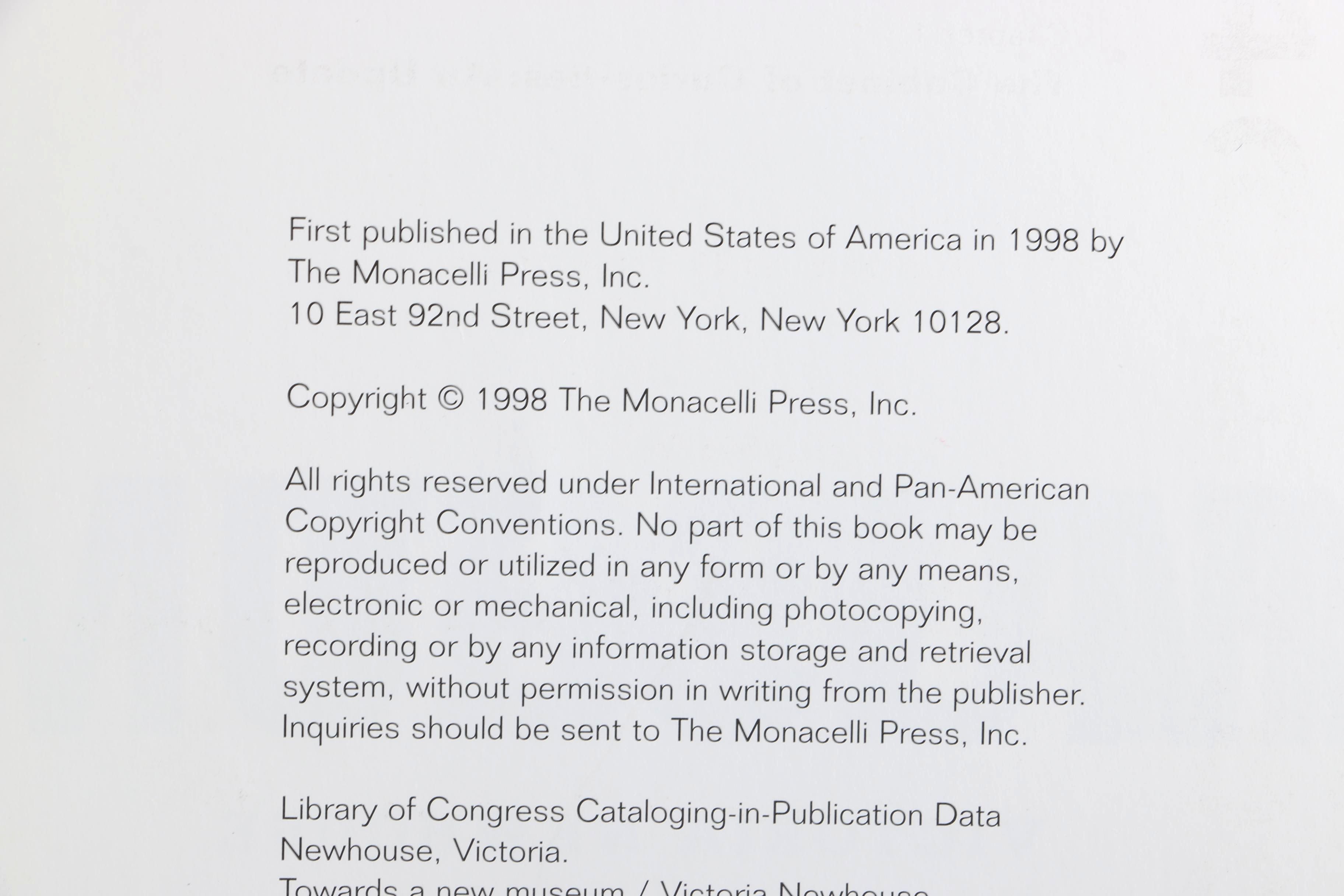 "Towards A New Museum" and "Art and the Power of Placement" by Victoria Newhouse