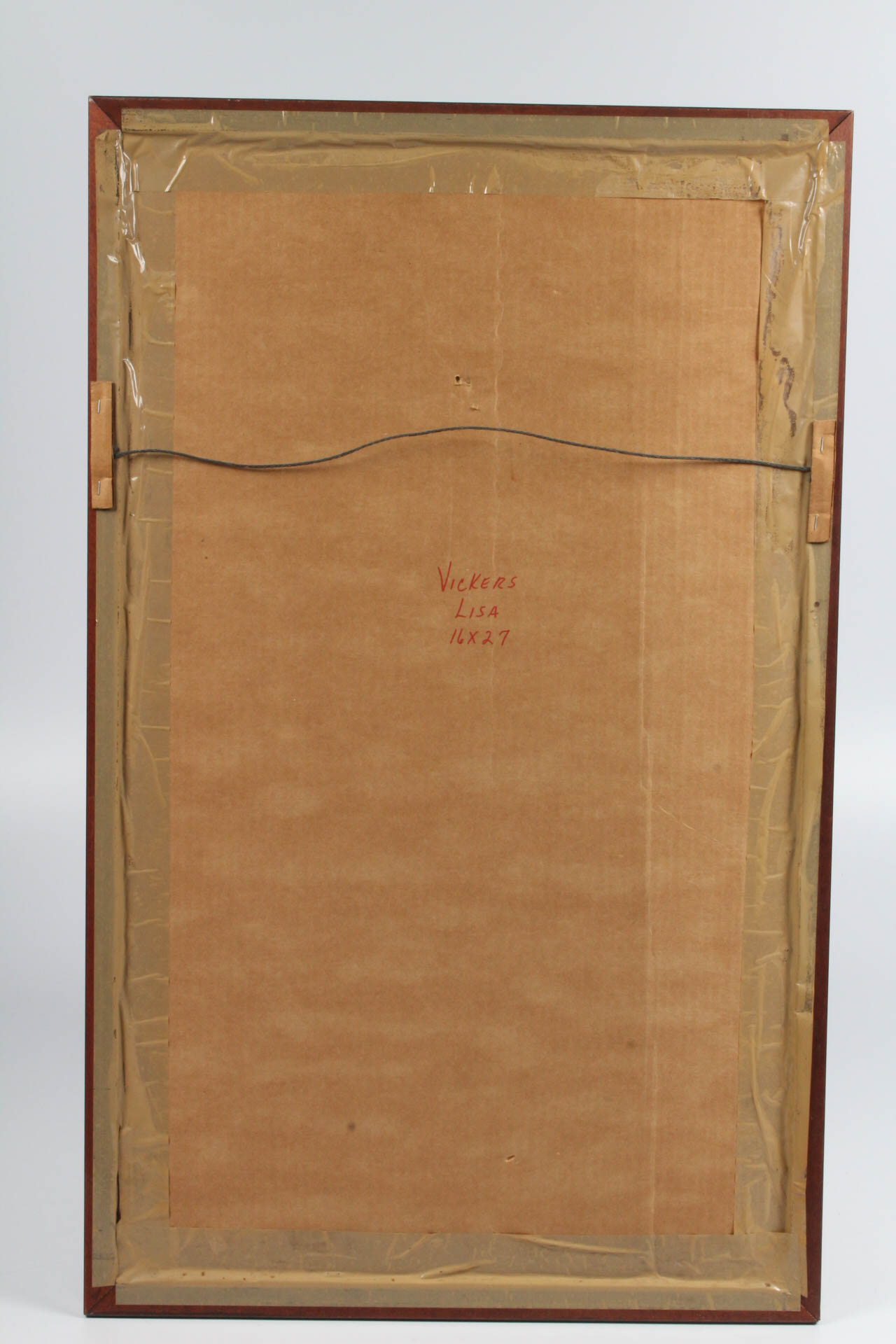 Mary Vickers Trial Proof Embossed Lithograph "Lisa"