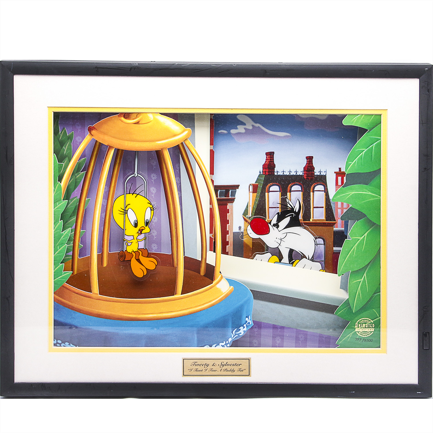 Looney Tunes Animated Animations "Tweety and Sylvester" Animatronic Art