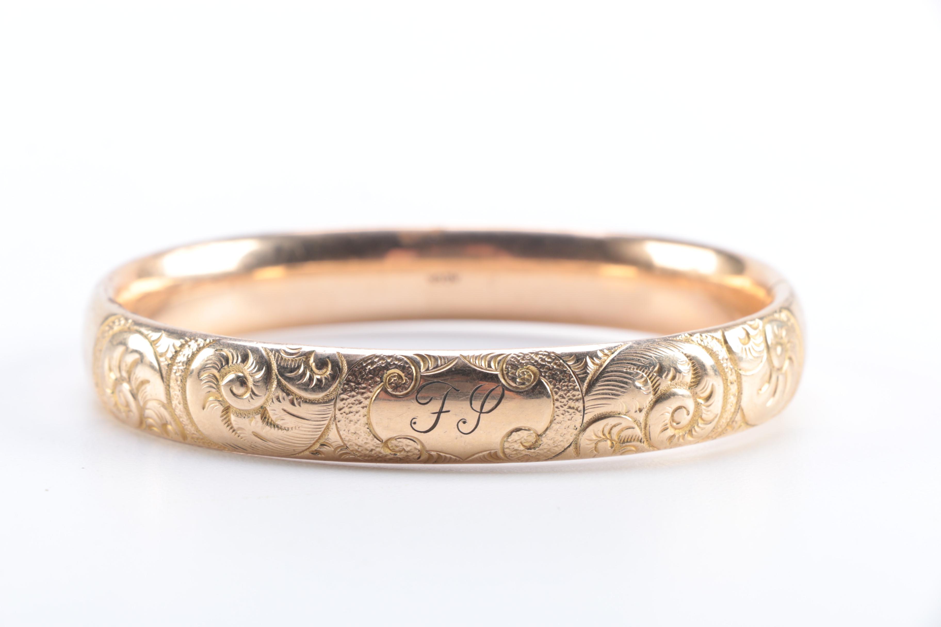 Antique and Vintage Costume Brooches and Bangle Bracelet