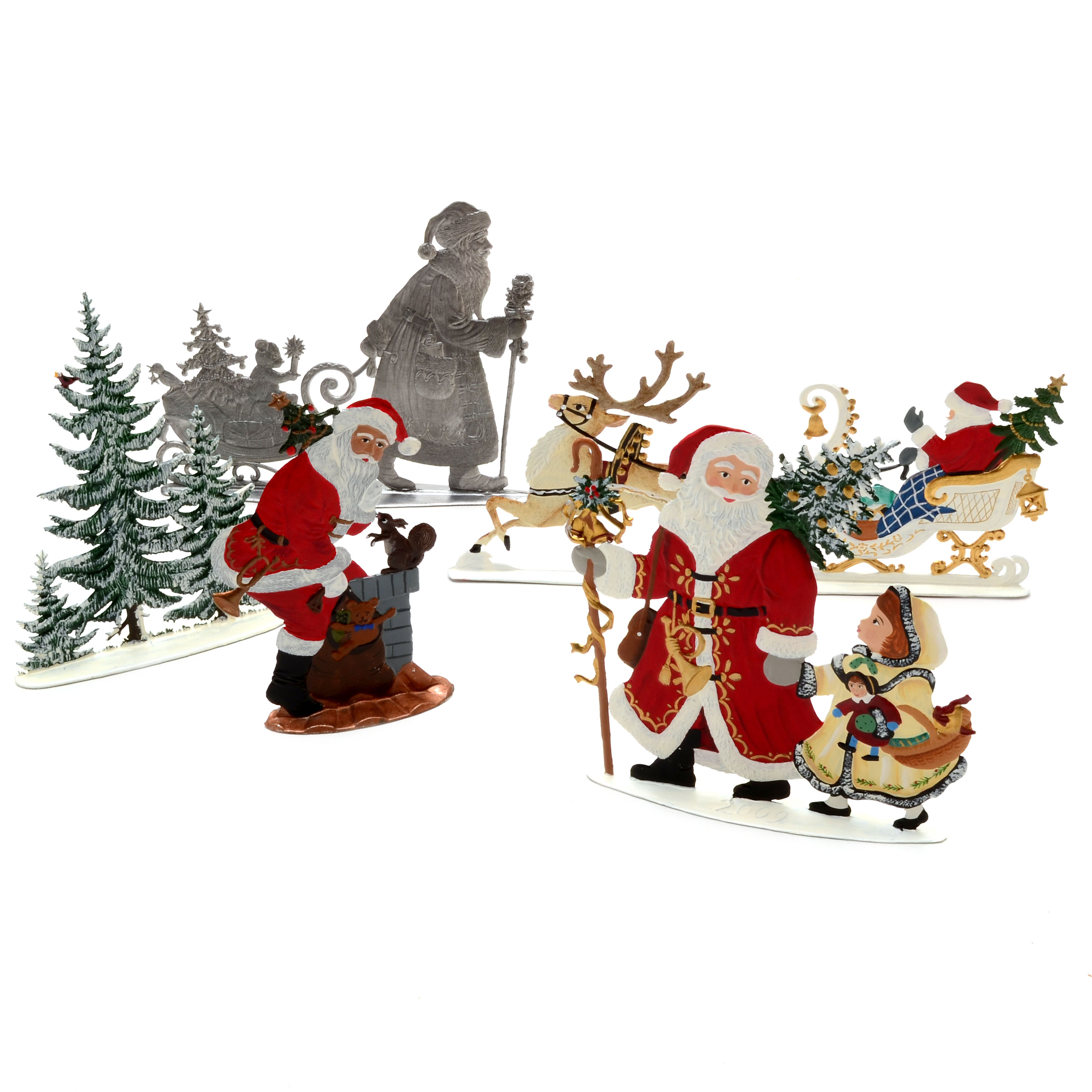 Wilhelm Schweizer Hand-Painted Bavarian Pewter Art