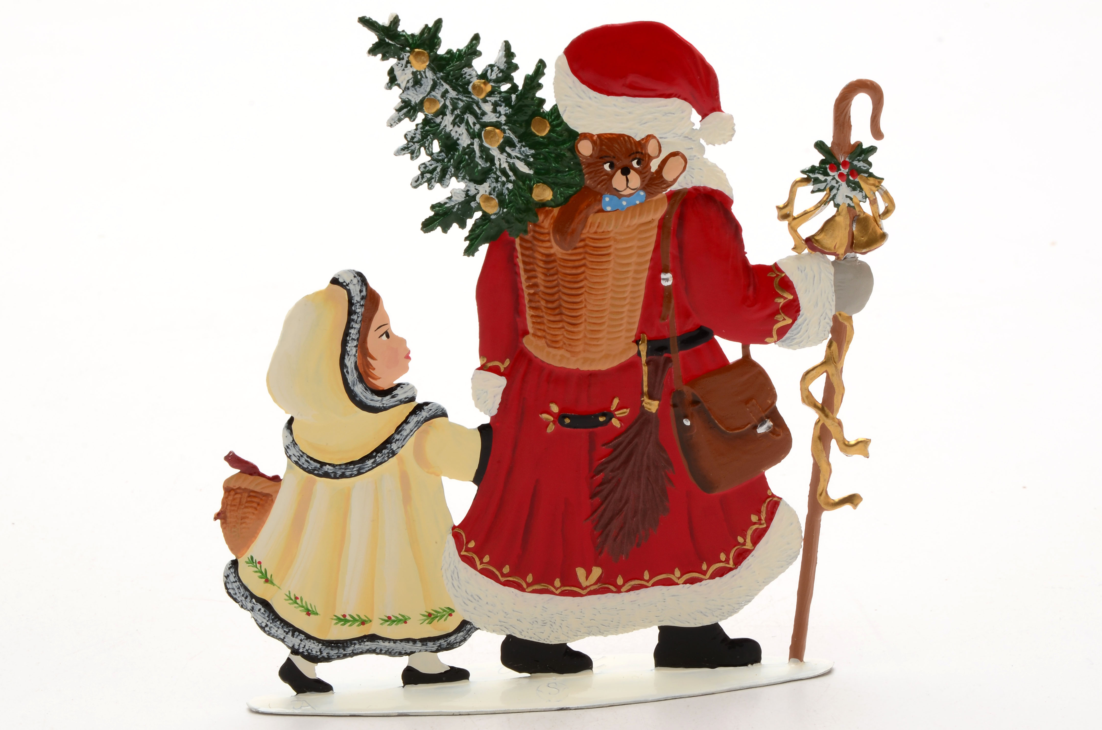 Wilhelm Schweizer Hand-Painted Bavarian Pewter Art