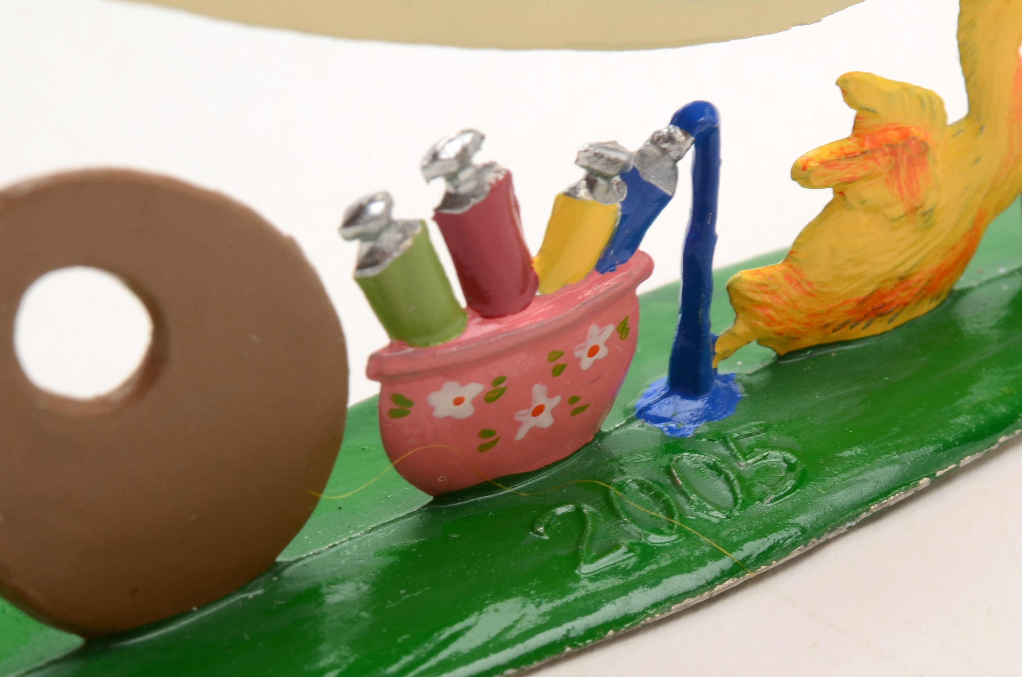 Wilhelm Schweizer Hand-Painted Bavarian Pewter Art