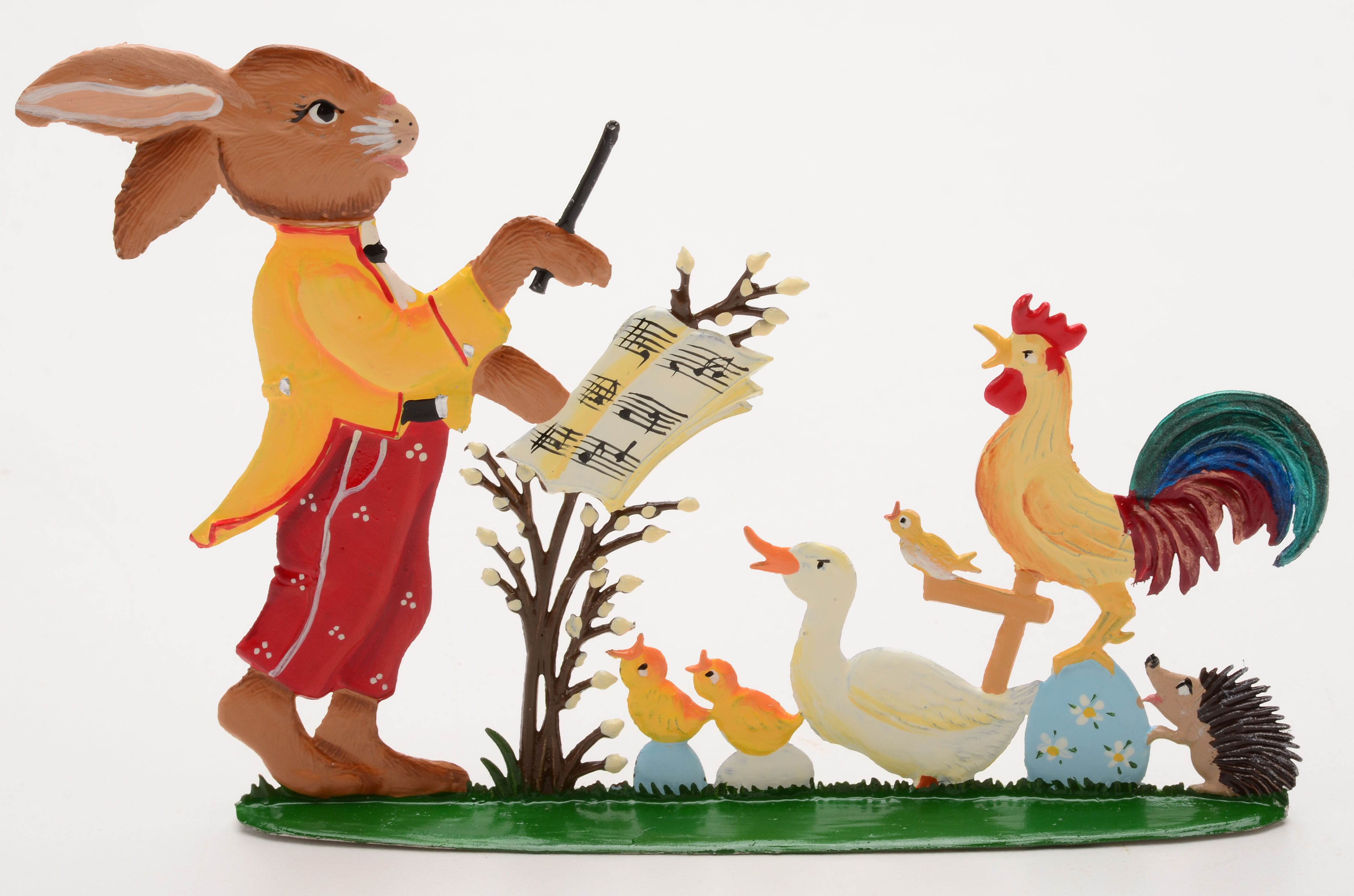 Wilhelm Schweizer Hand-Painted Bavarian Pewter Art