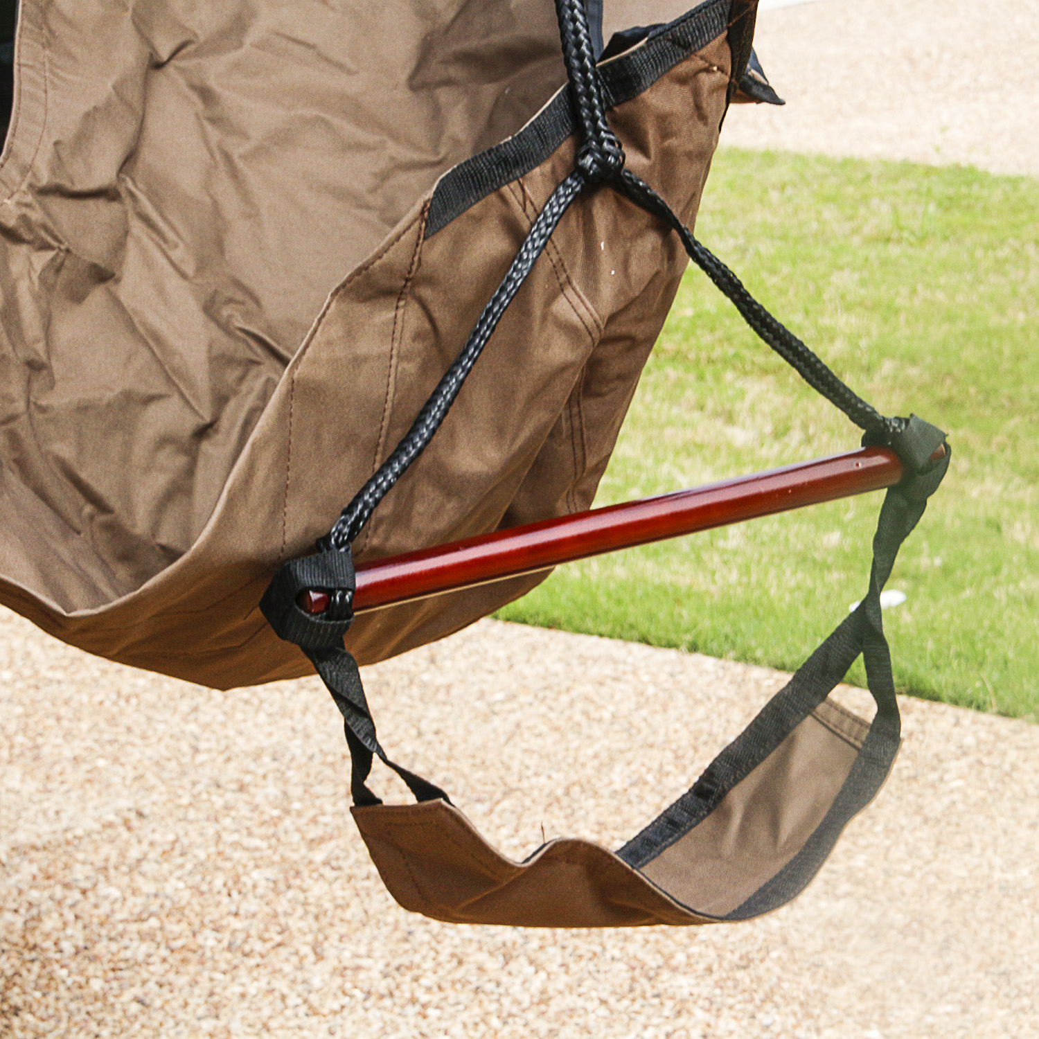 Chaise Suspension Chairs by Vivere With Trailer Hitch Stand