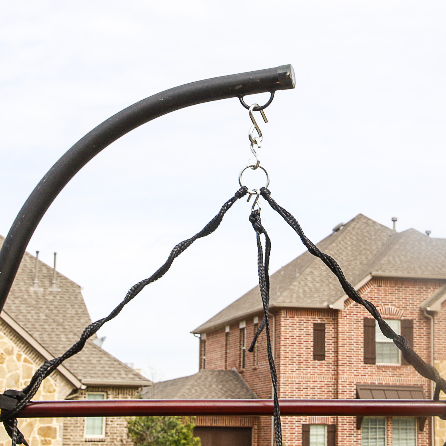 Chaise Suspension Chairs by Vivere With Trailer Hitch Stand