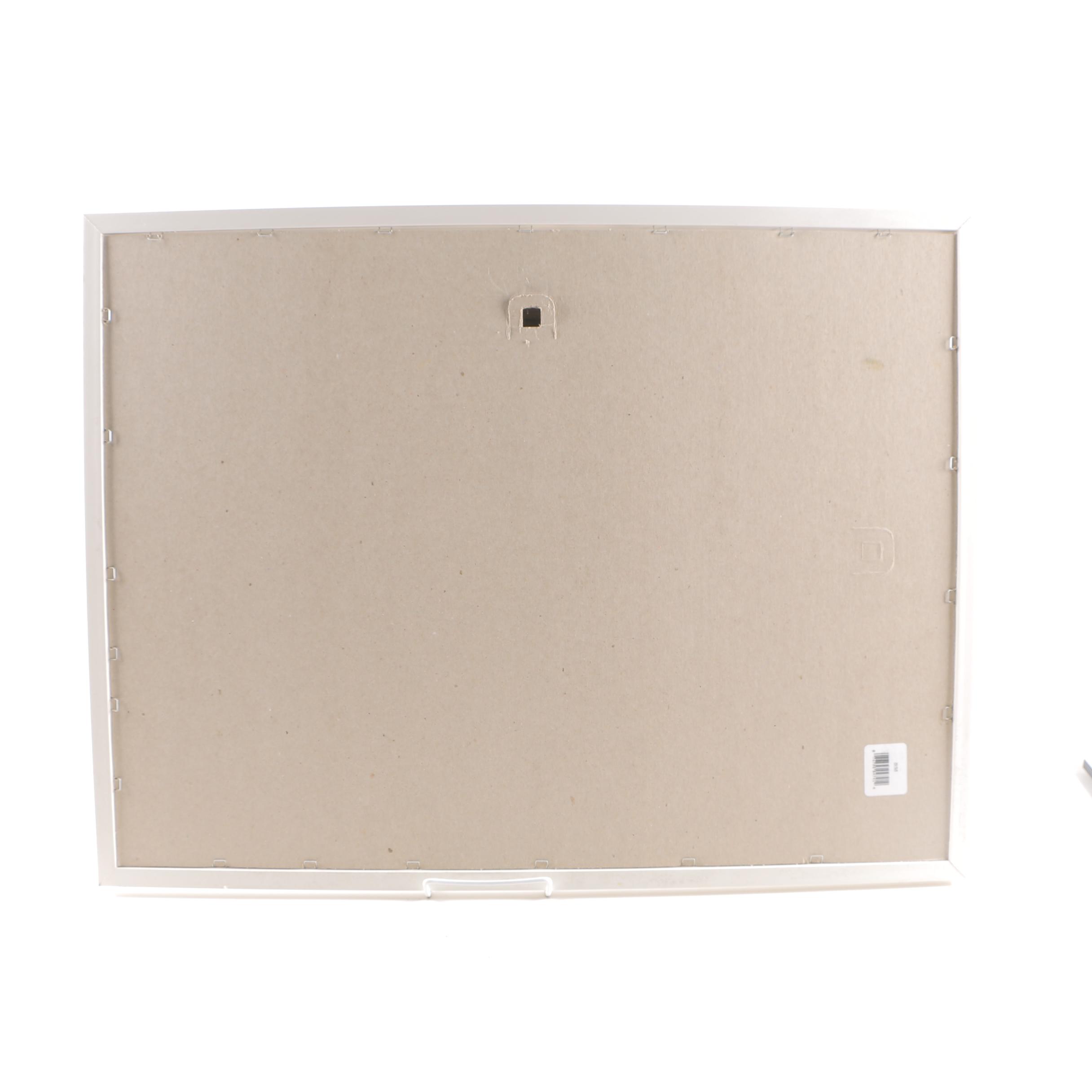 Framed Reproduction Map of 18th Century Canada