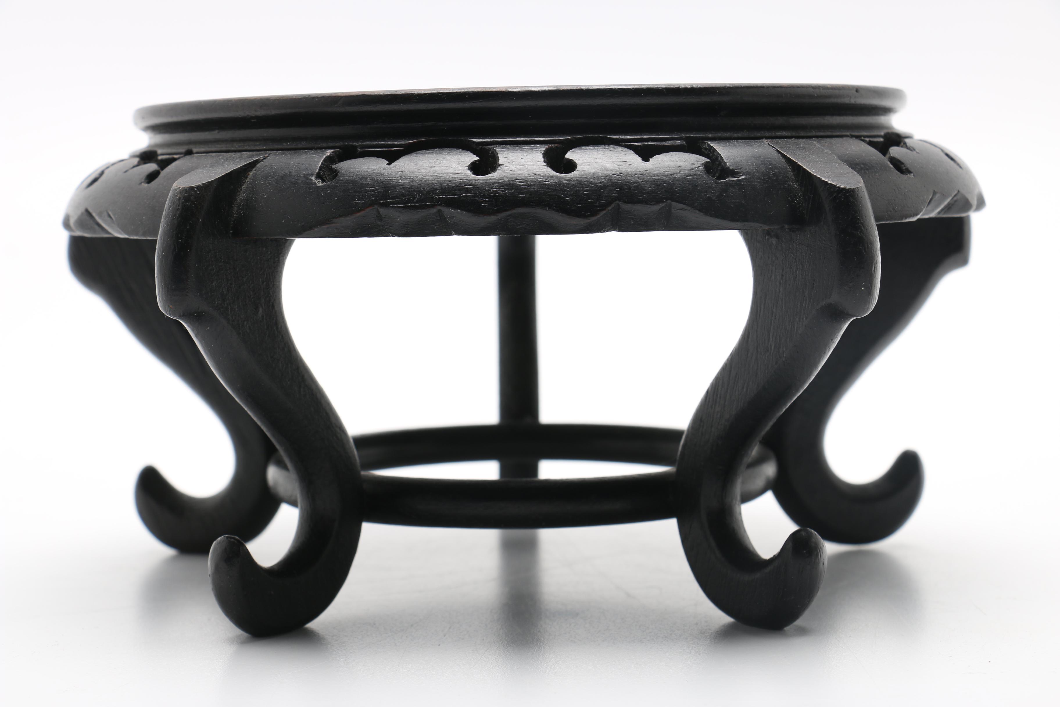 Japanese Imari Bowl on a Wooden Stand