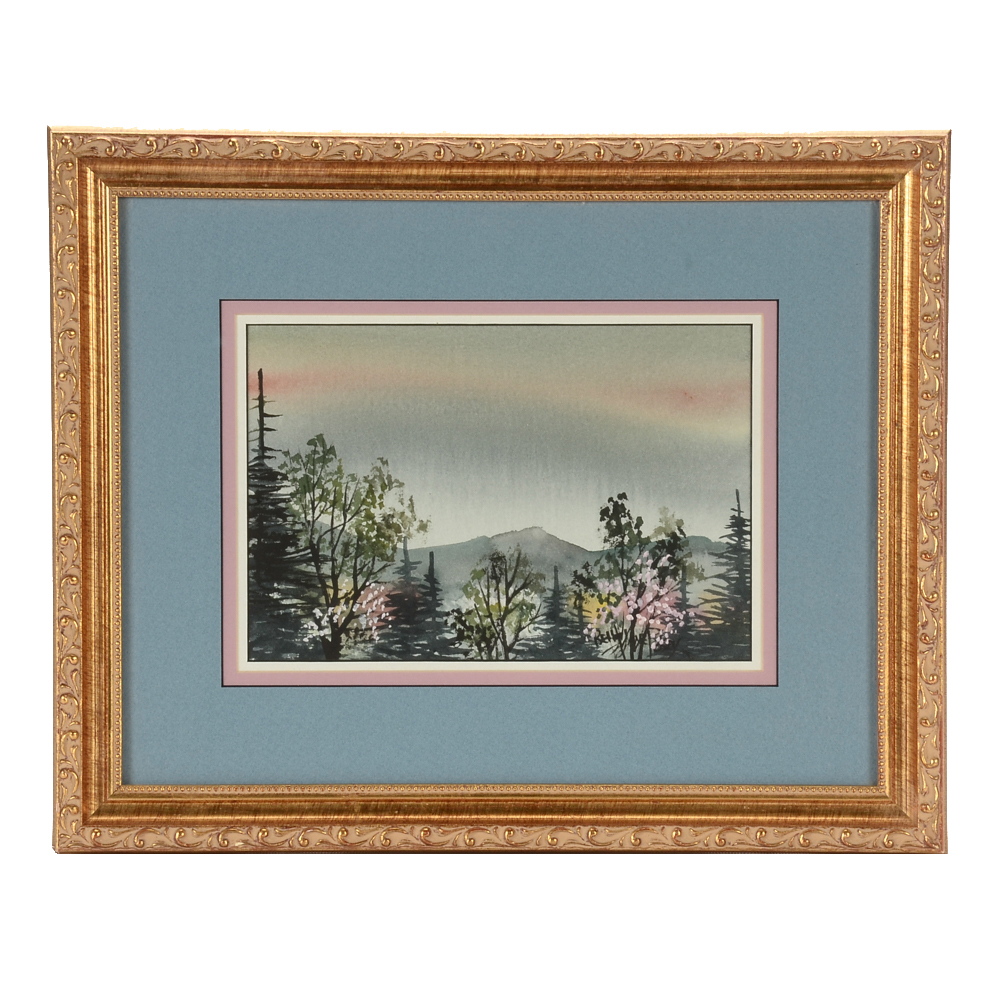 Betty Jane Posey Original Watercolor Painting