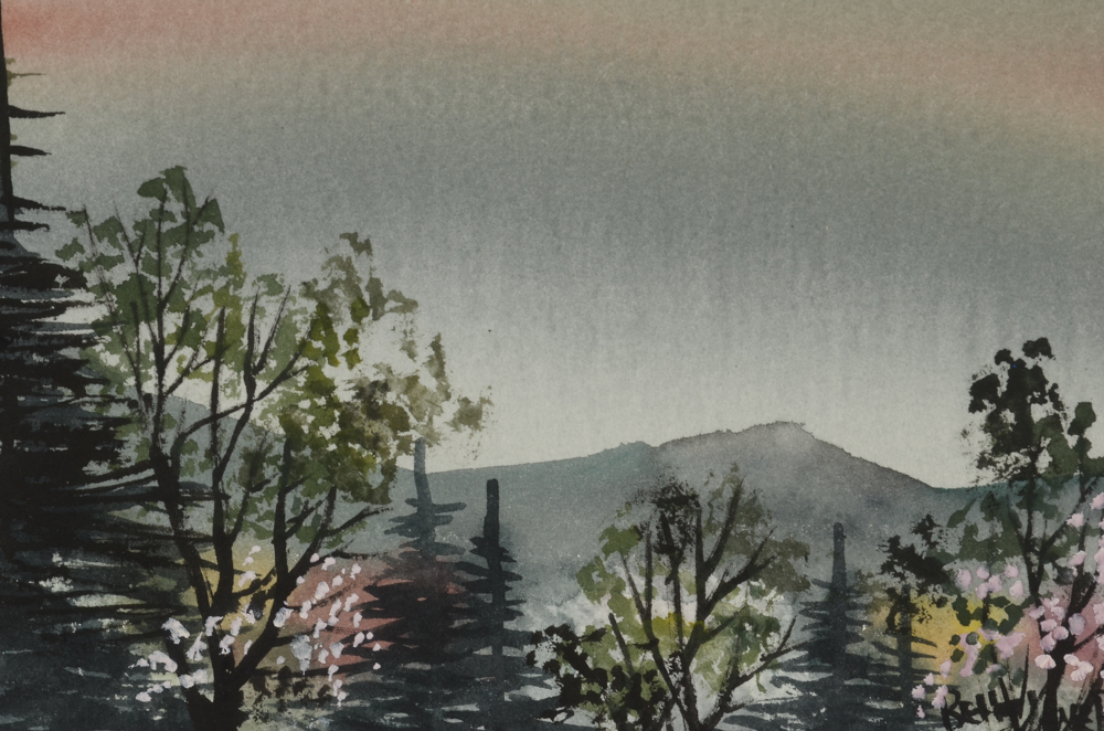 Betty Jane Posey Original Watercolor Painting