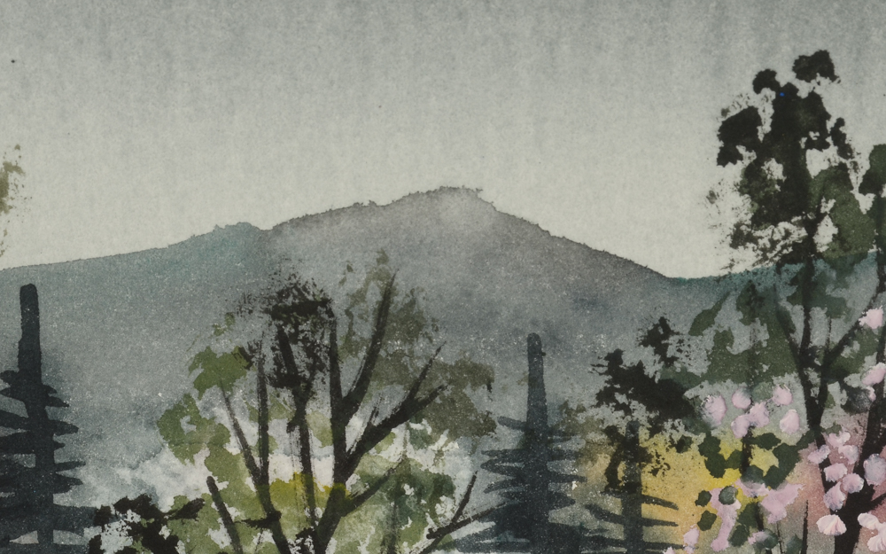 Betty Jane Posey Original Watercolor Painting