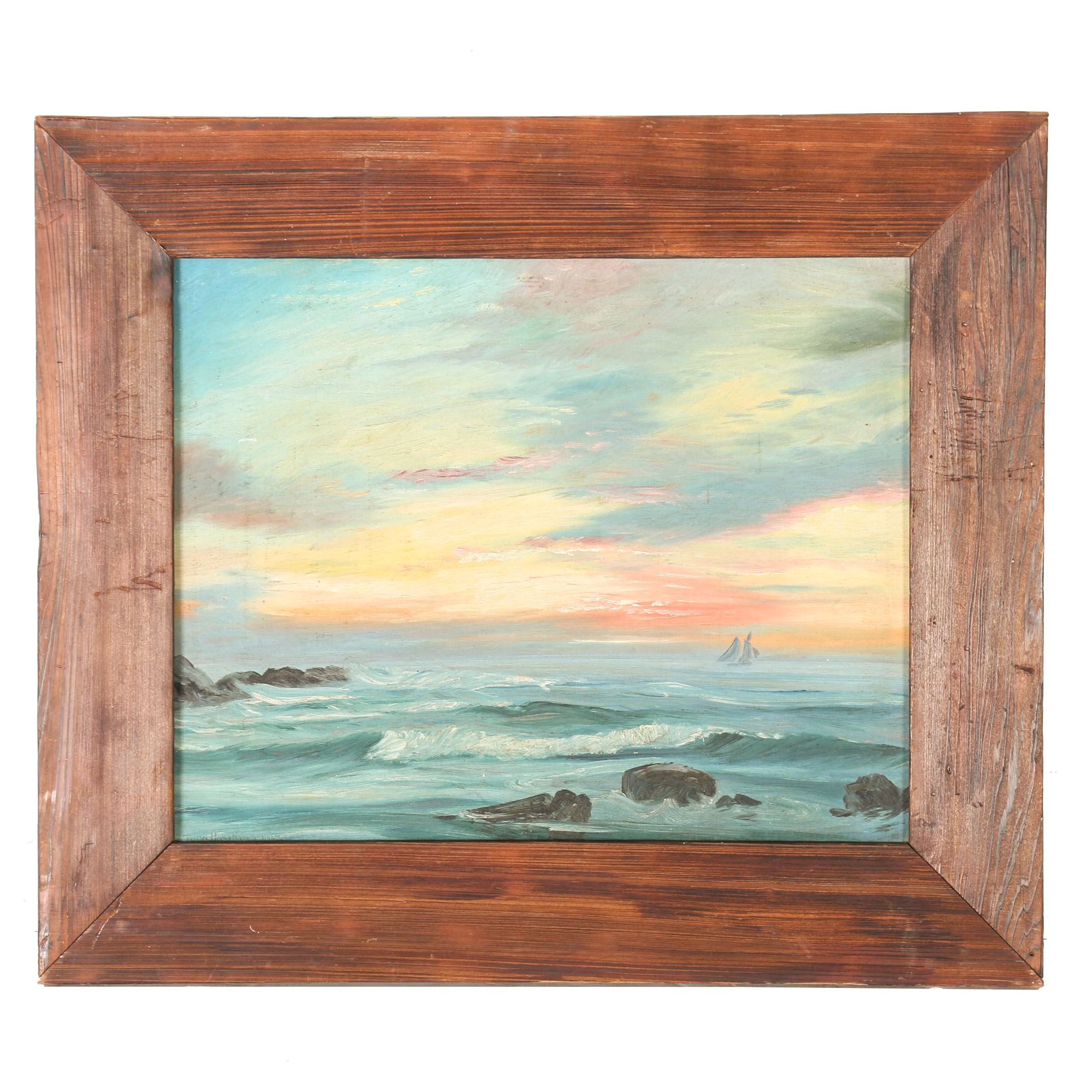 1919 John Franklin Hawkins "Off Newport"