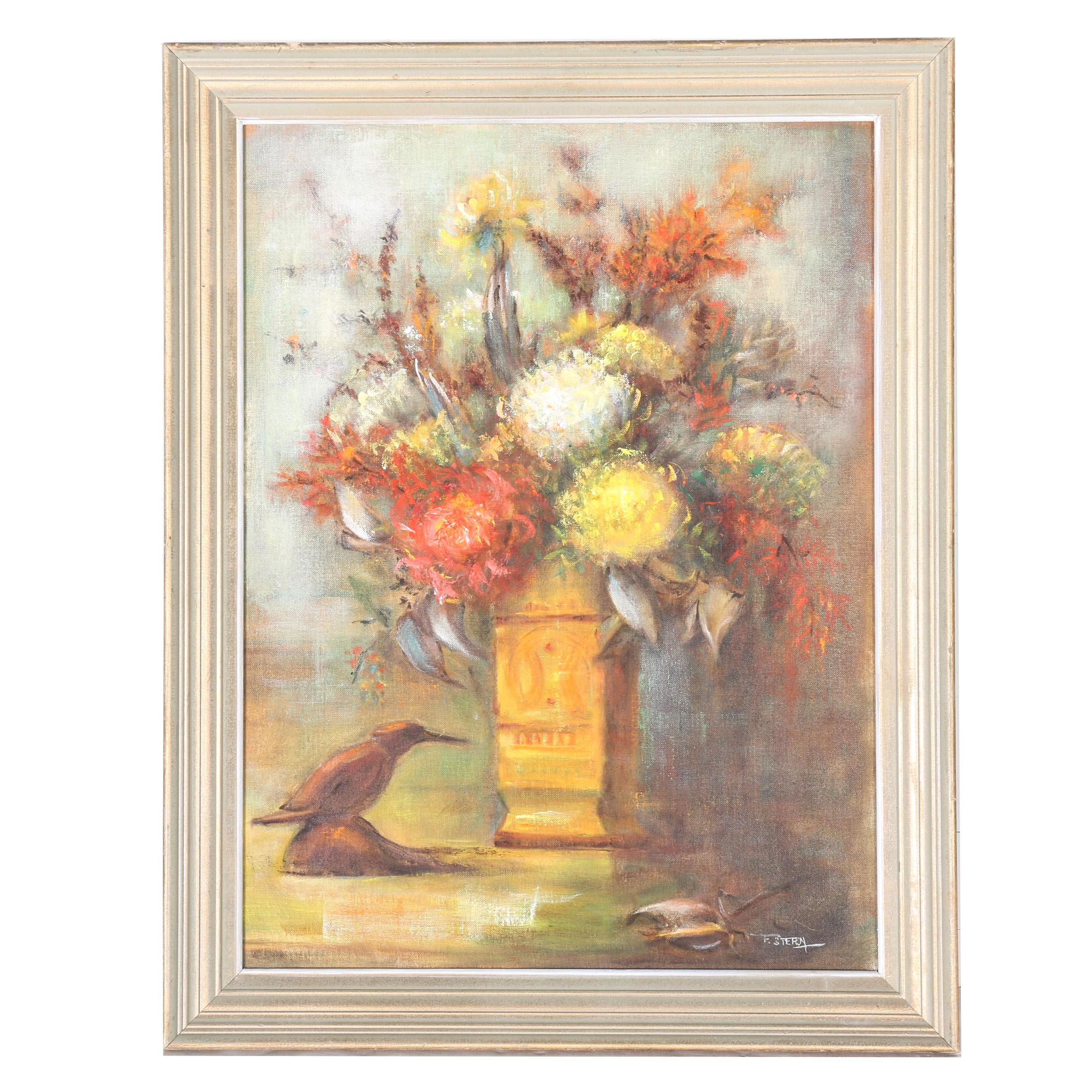 Frieda Stern Oil Painting "Golden Glow"