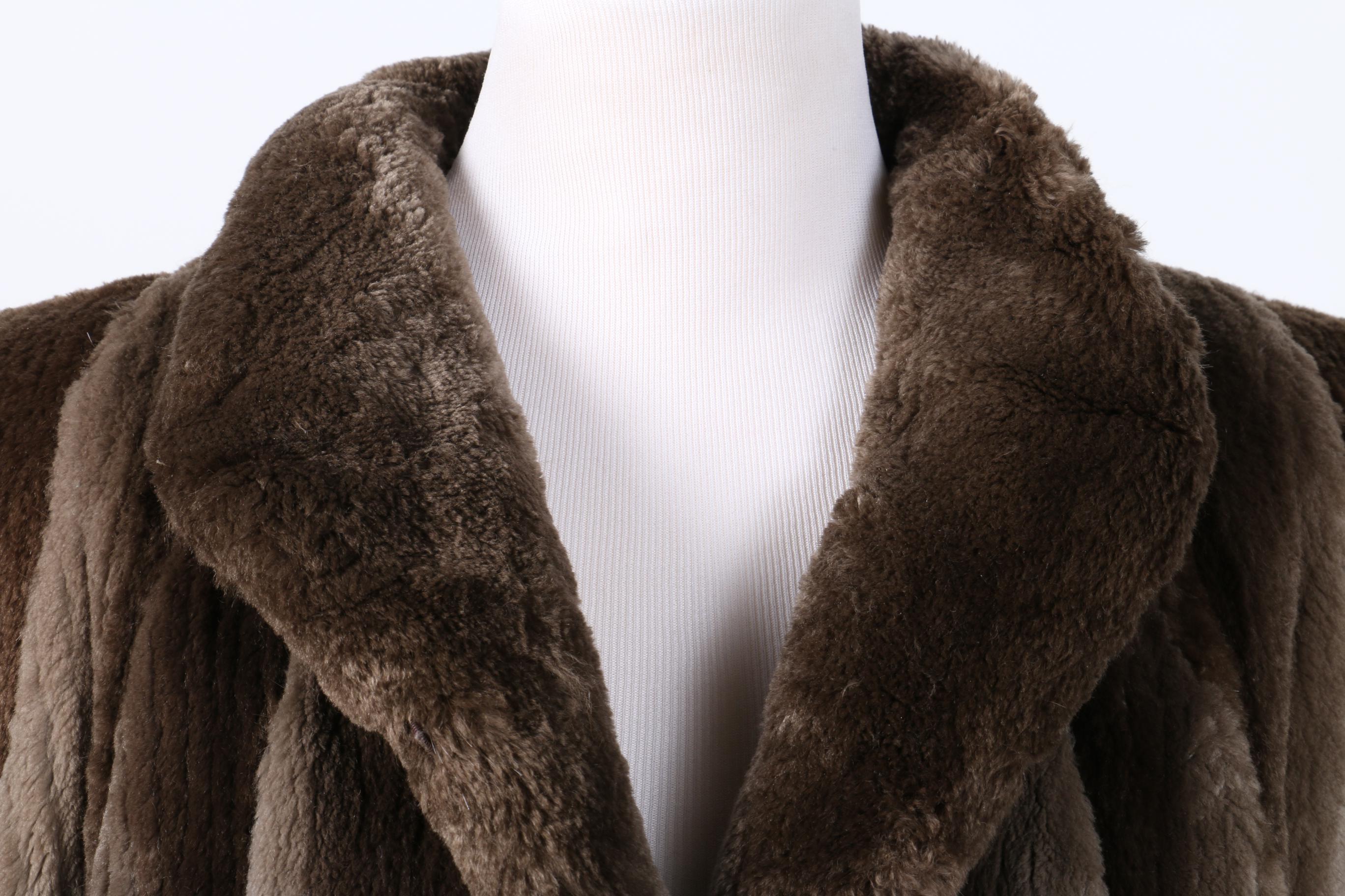 Traeger Furs Sheared Beaver Fur Coat