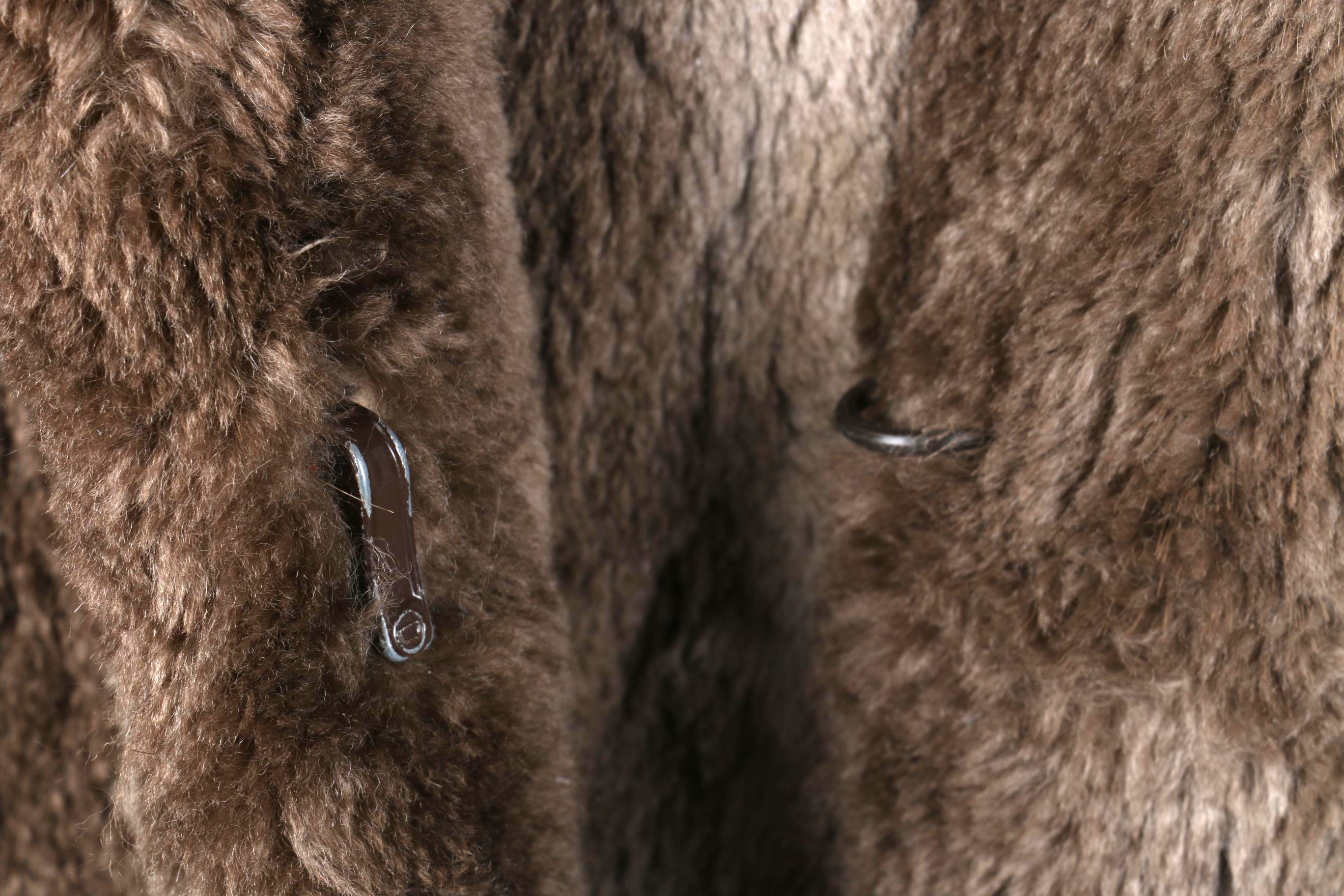 Traeger Furs Sheared Beaver Fur Coat