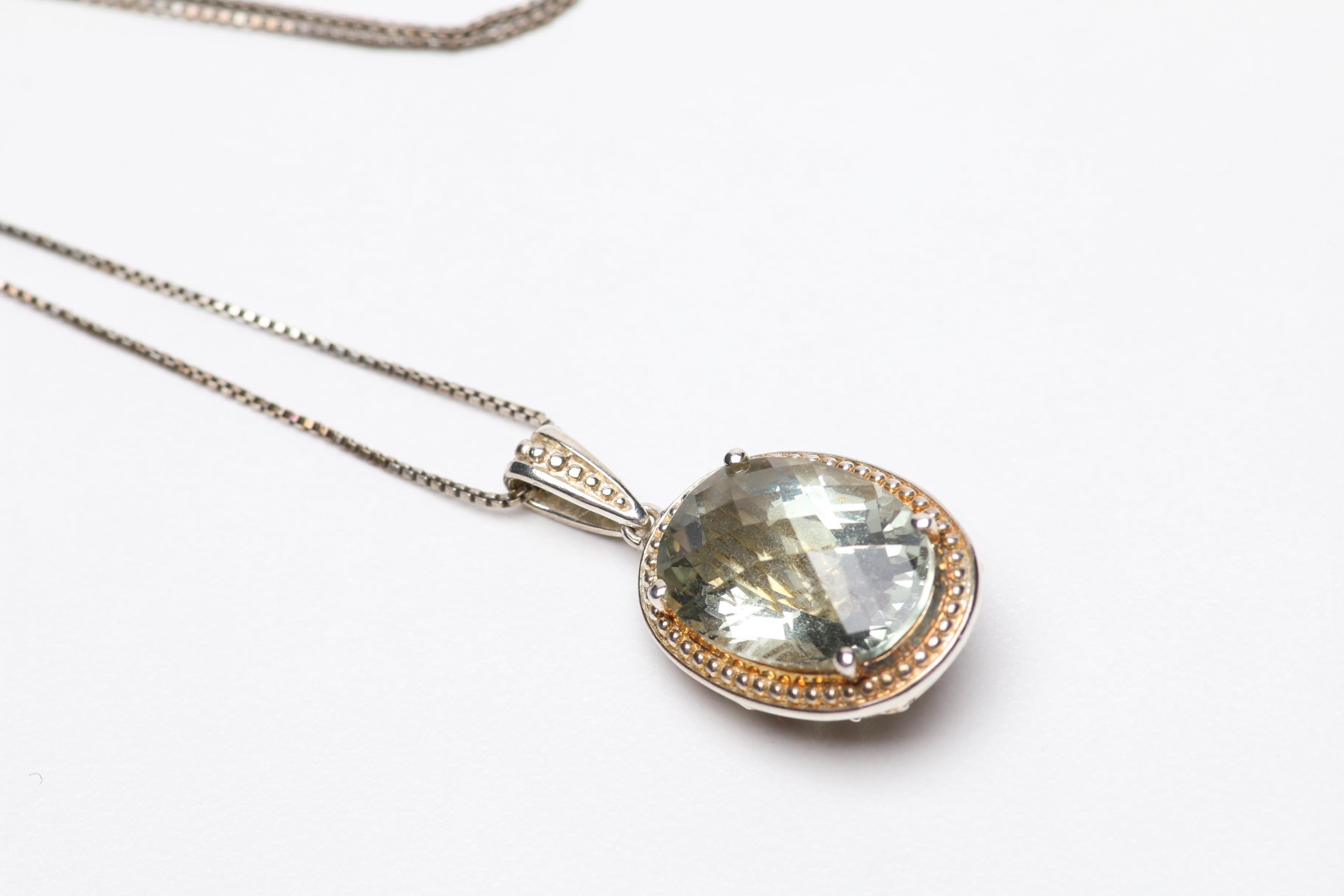 Sterling Silver Jewelry Including Necklaces, Bracelet and Ring