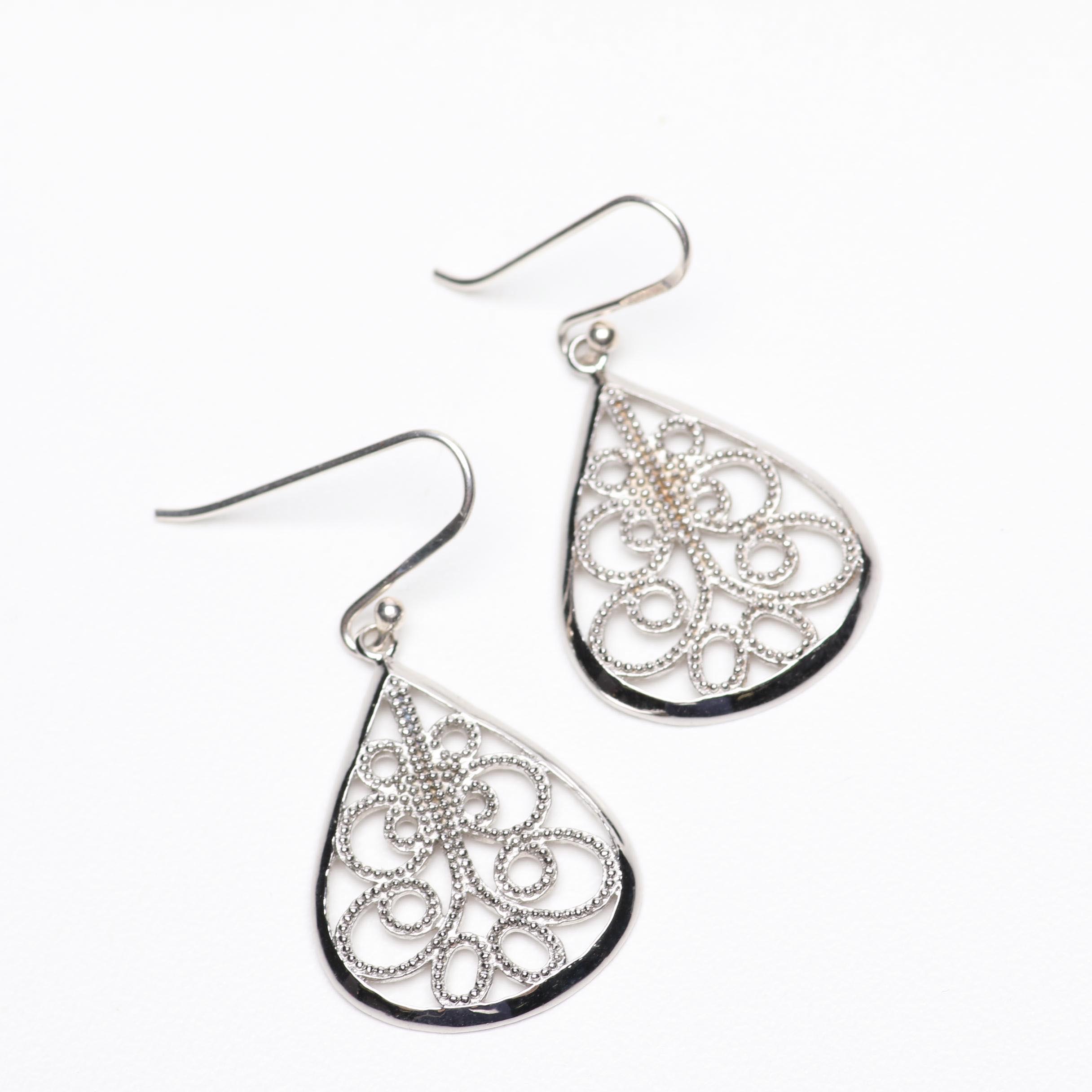 Sterling Silver Jewelry Including Necklaces, Bracelet and Ring