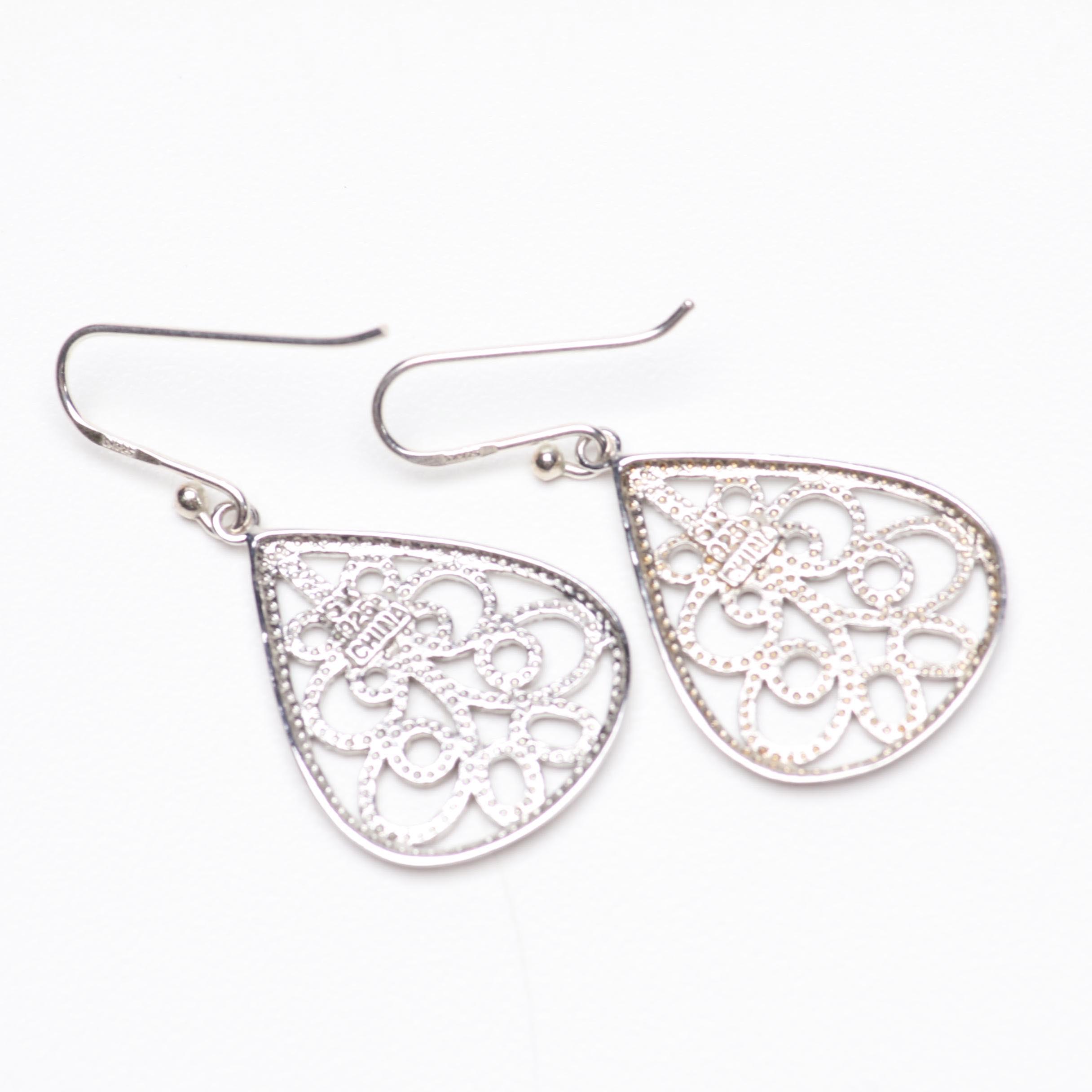 Sterling Silver Jewelry Including Necklaces, Bracelet and Ring