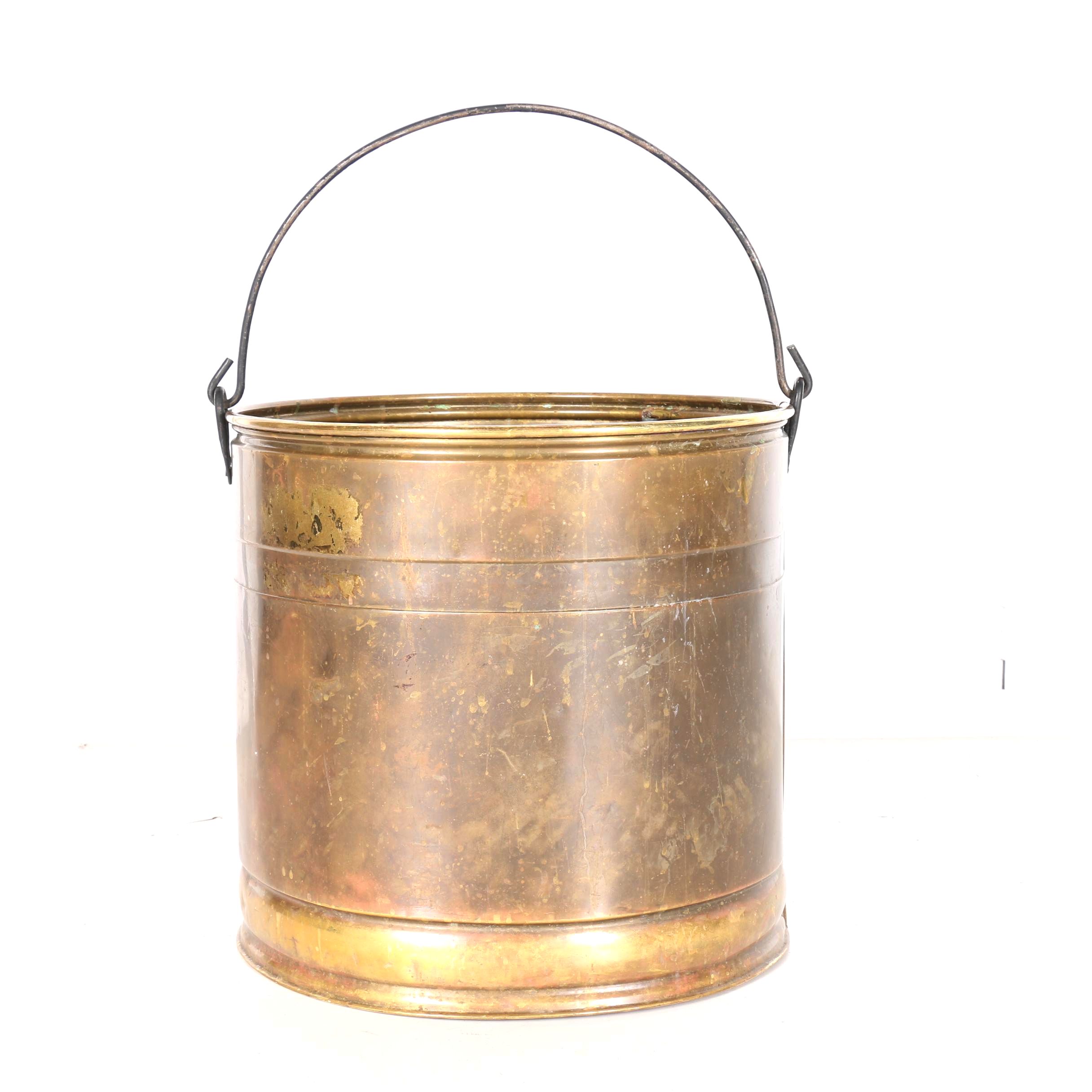 Vintage Brass Bucket