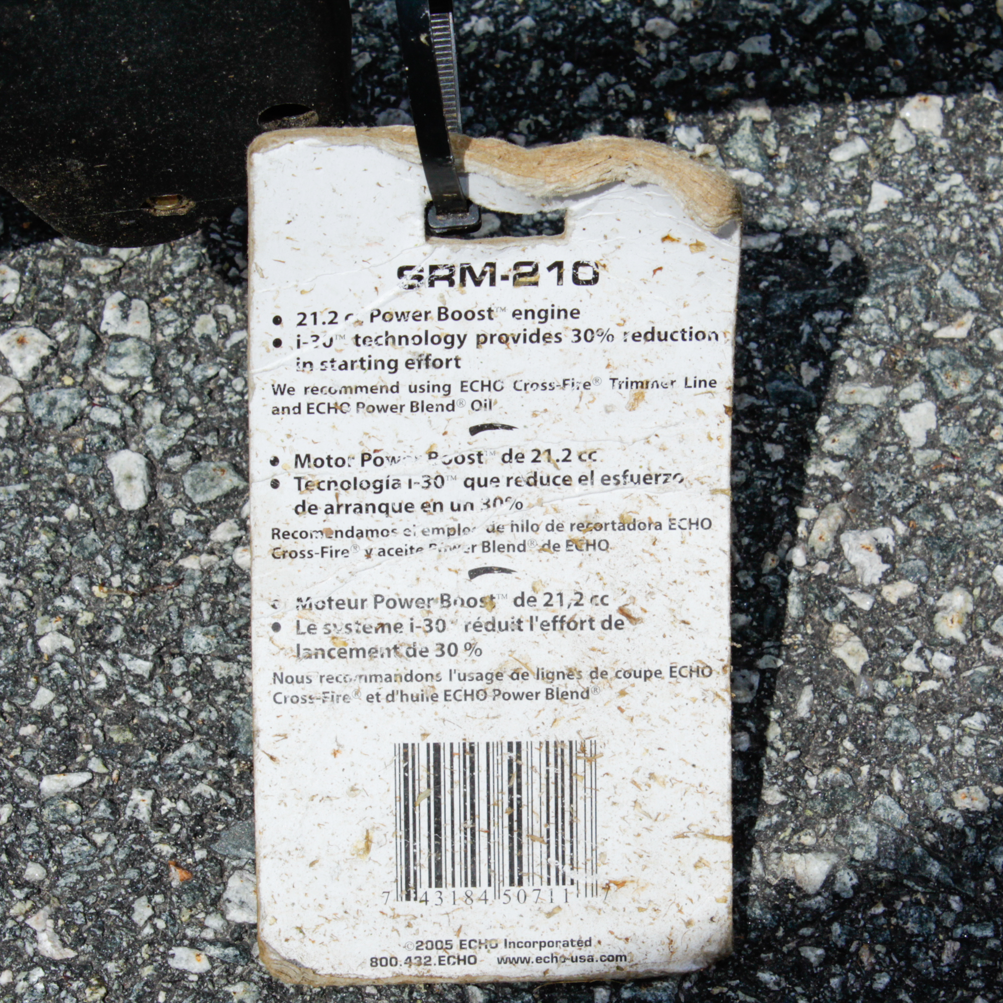 Echo SRM-210 Weed Whacker